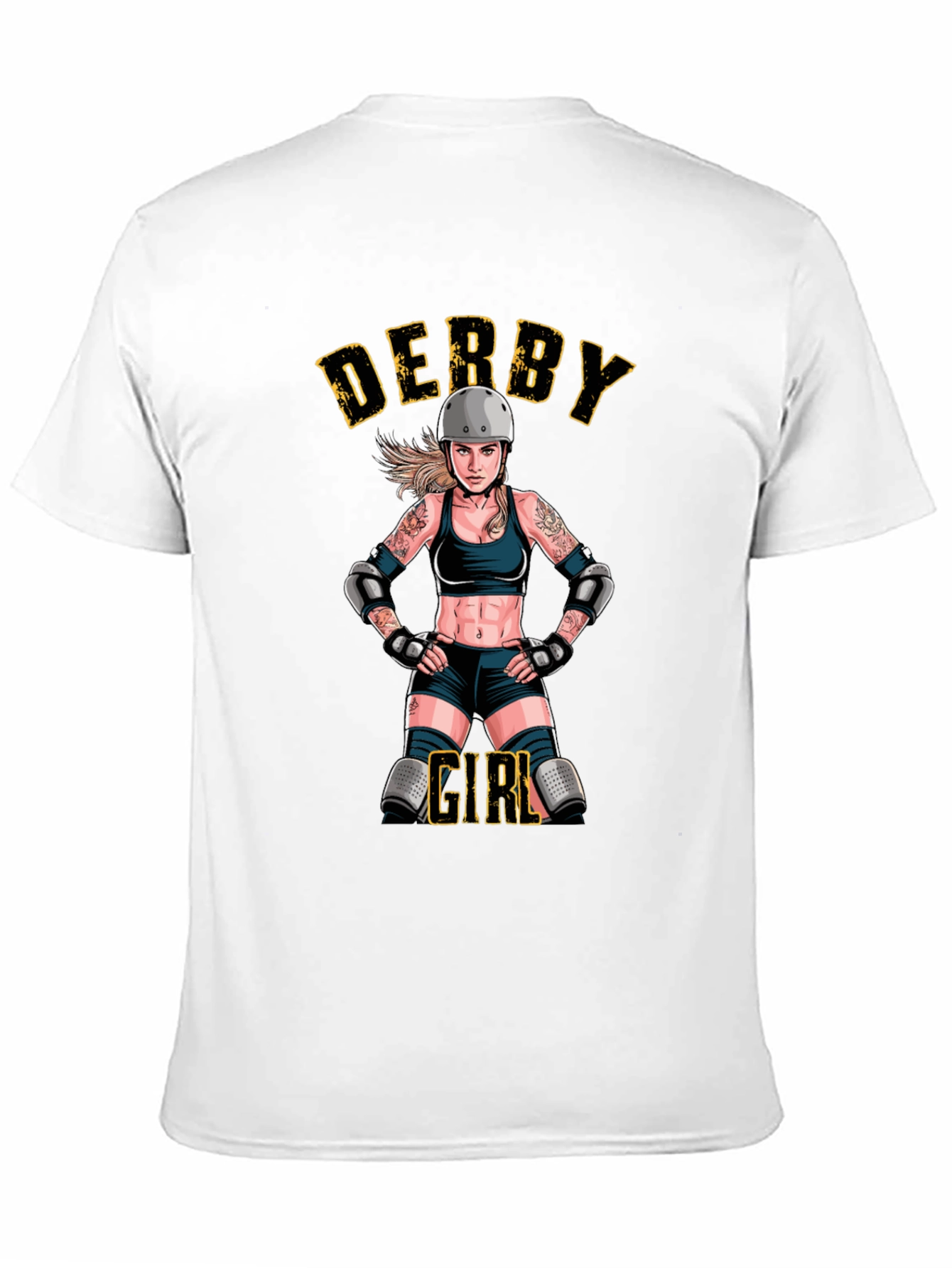 Derby Girl Black T-Shirt - Roller Derby Apparel