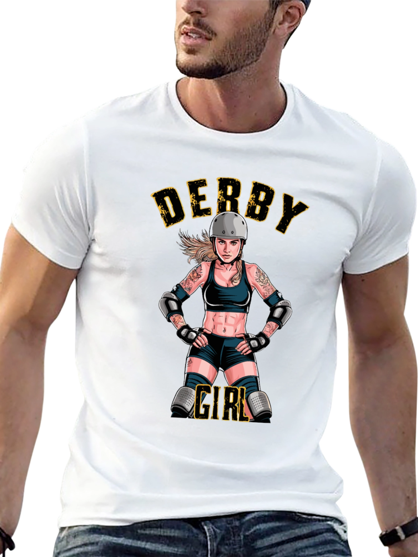 Derby Girl Black T-Shirt - Roller Derby Apparel