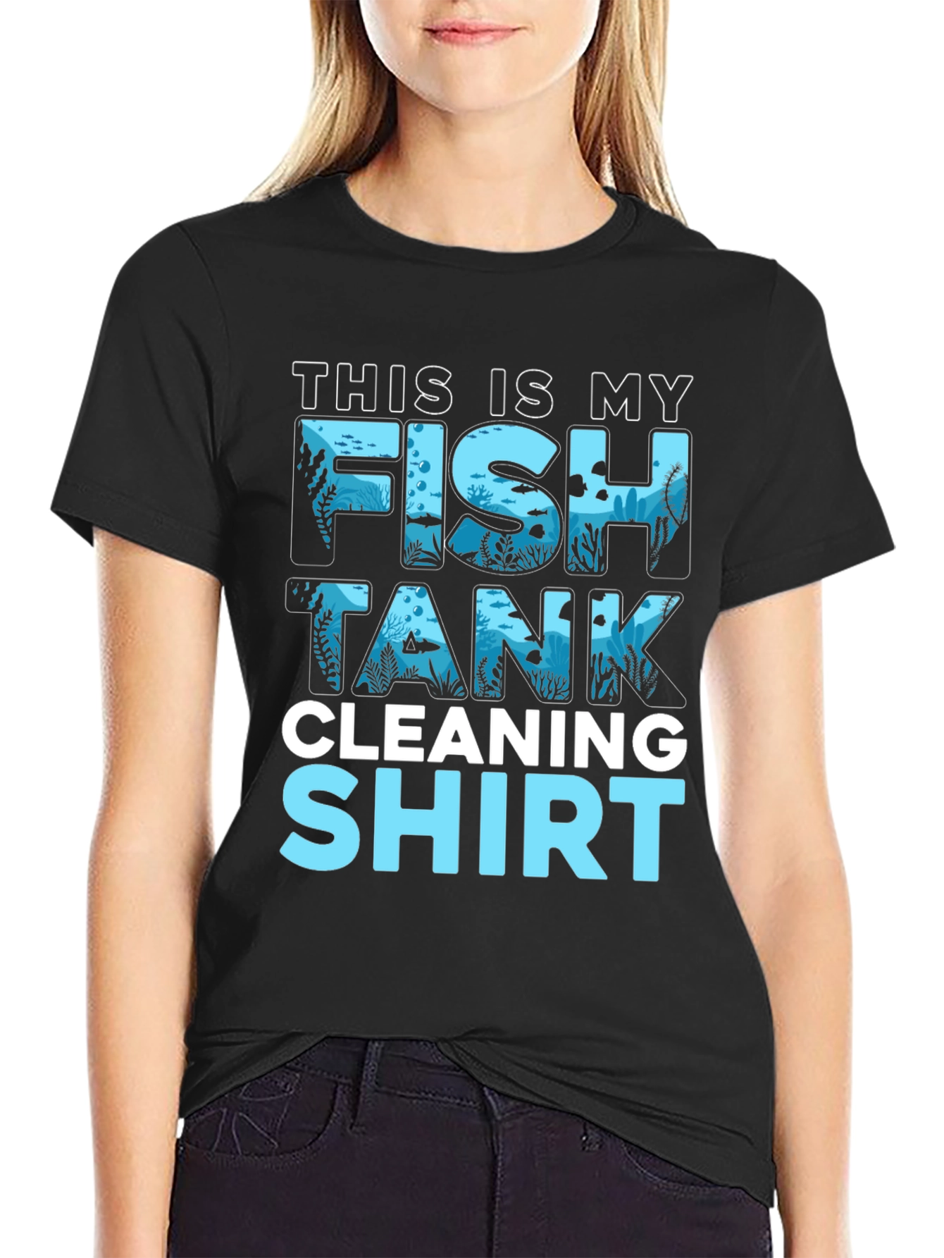 Fish Tank Cleaning T-Shirt - Funny Aquarium Keeper Tee