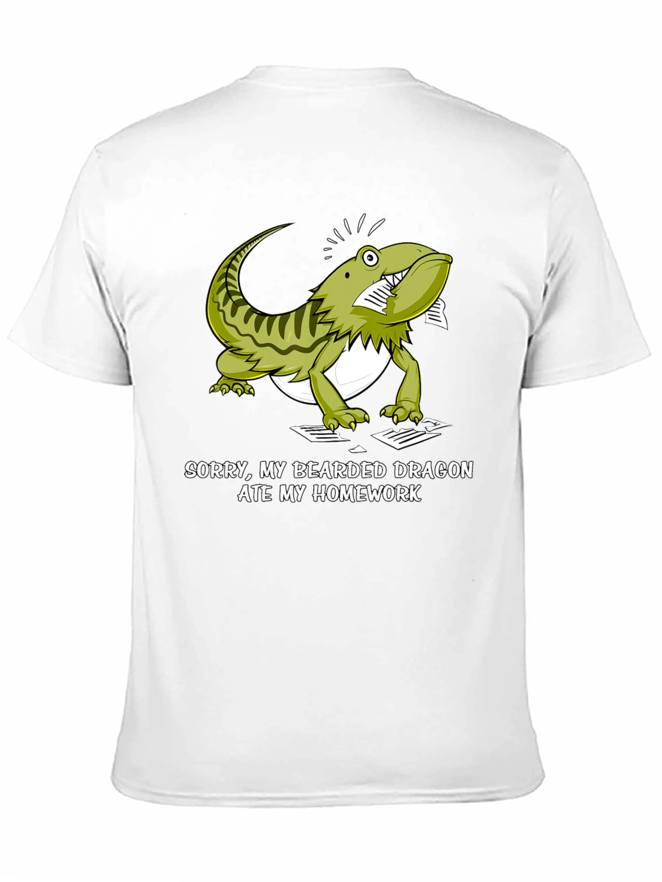 Bearded Dragon Ate My Homework Funny T-Shirt