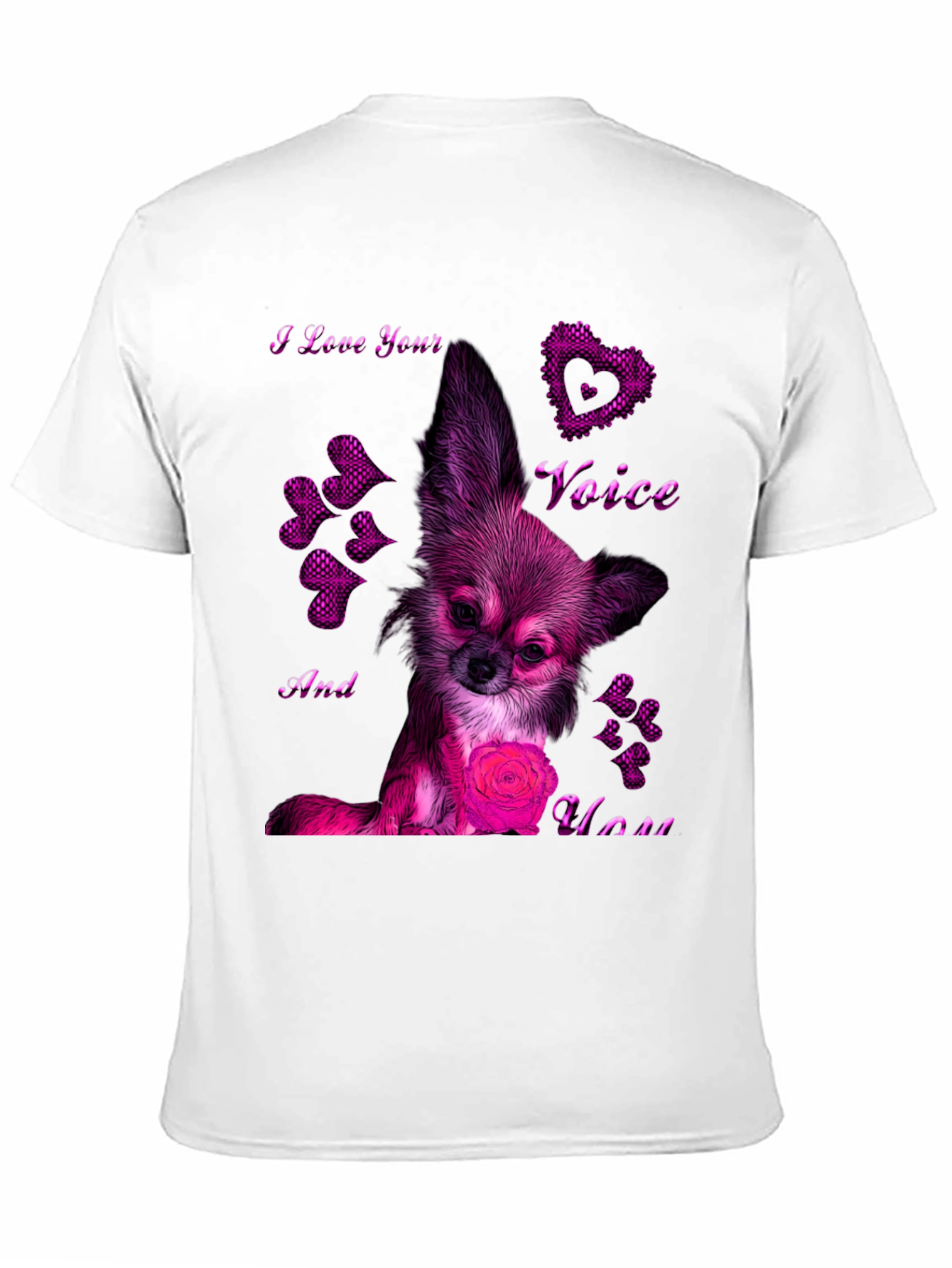 I Love Your Voice Chihuahua T-Shirt