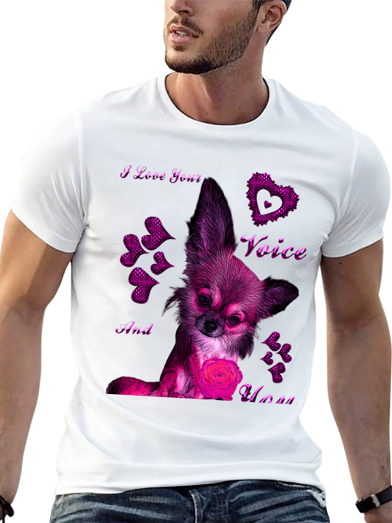 I Love Your Voice Chihuahua T-Shirt