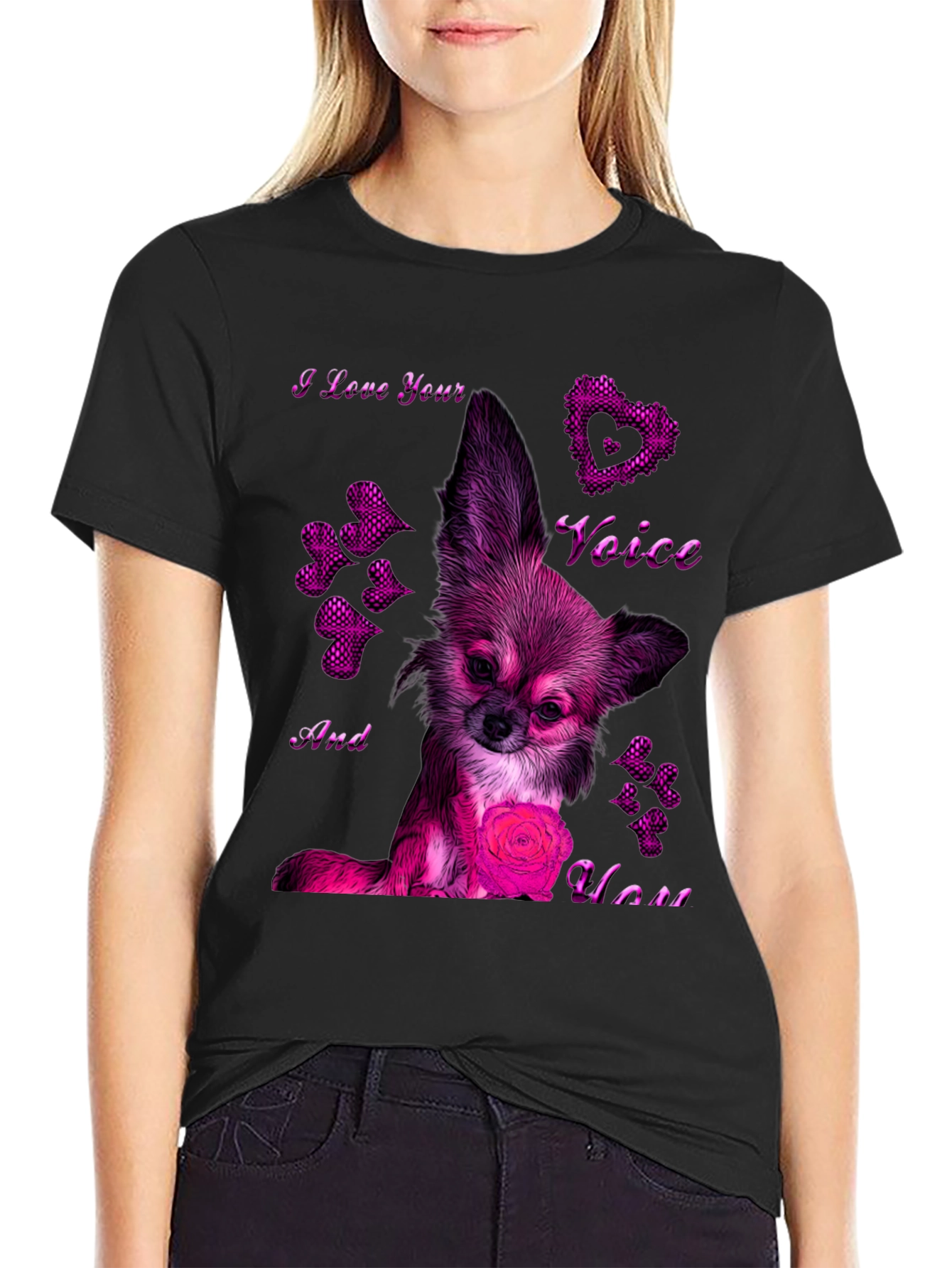 I Love Your Voice Chihuahua T-Shirt