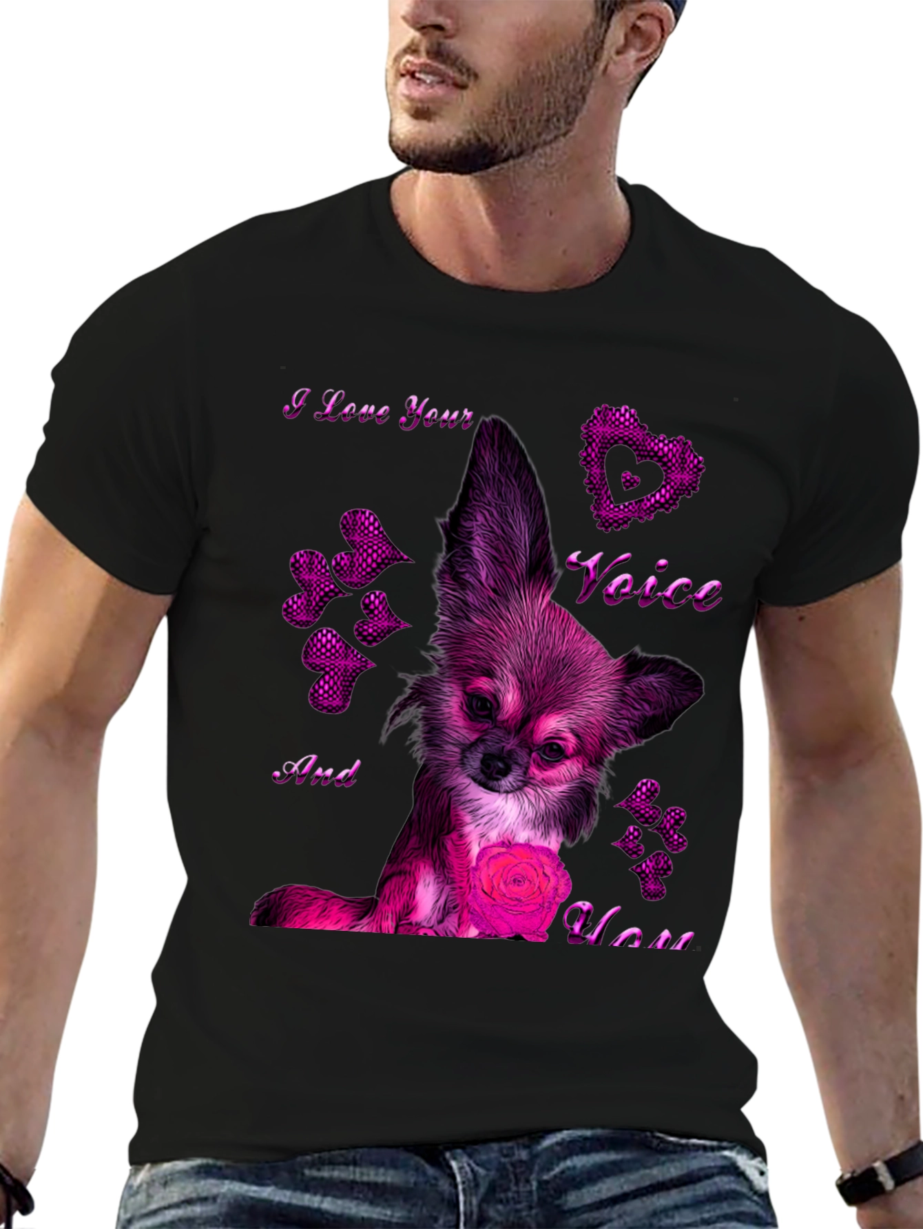 I Love Your Voice Chihuahua T-Shirt