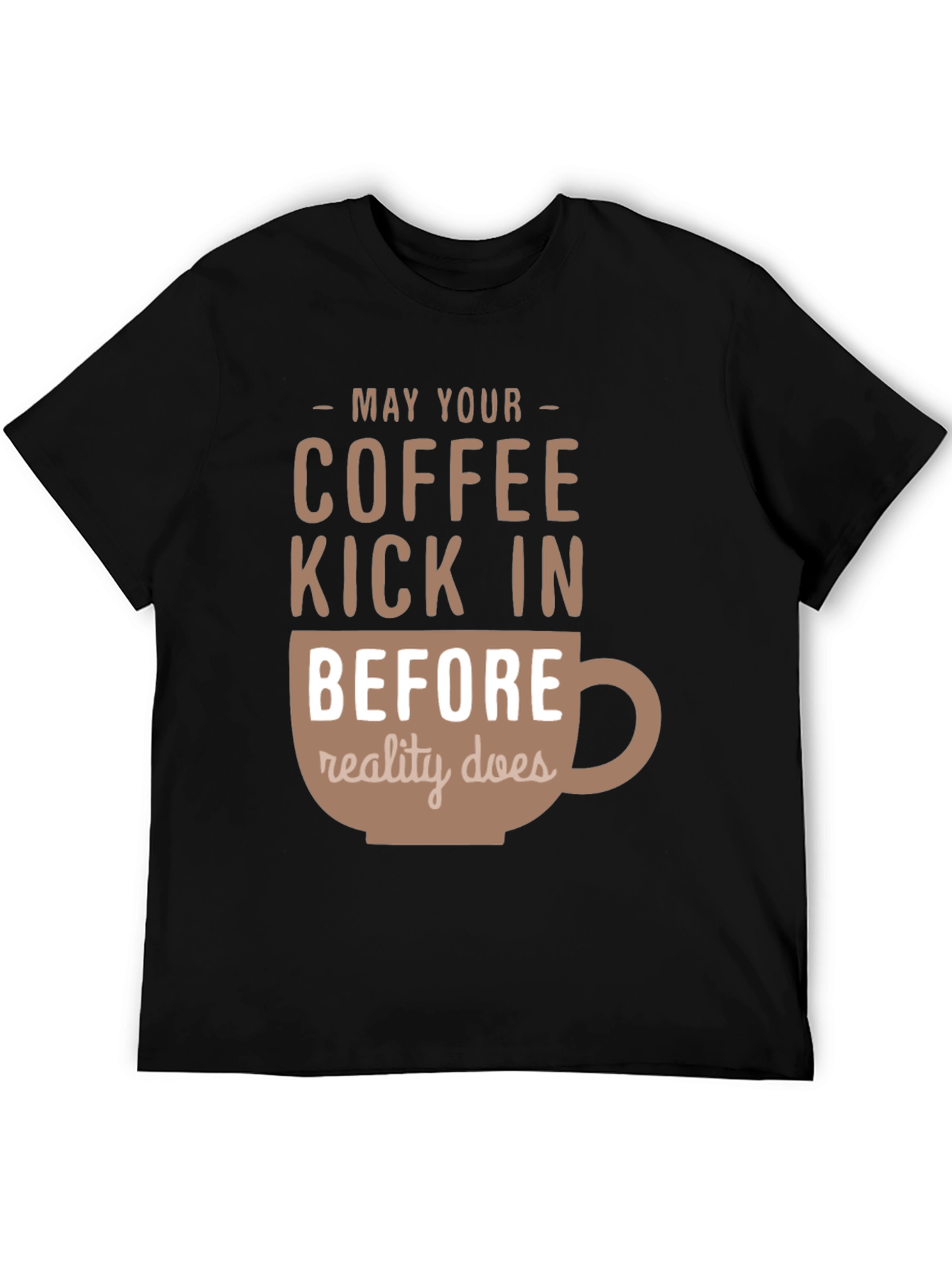 Coffee Kick In T-Shirt - Funny Caffeine Tee