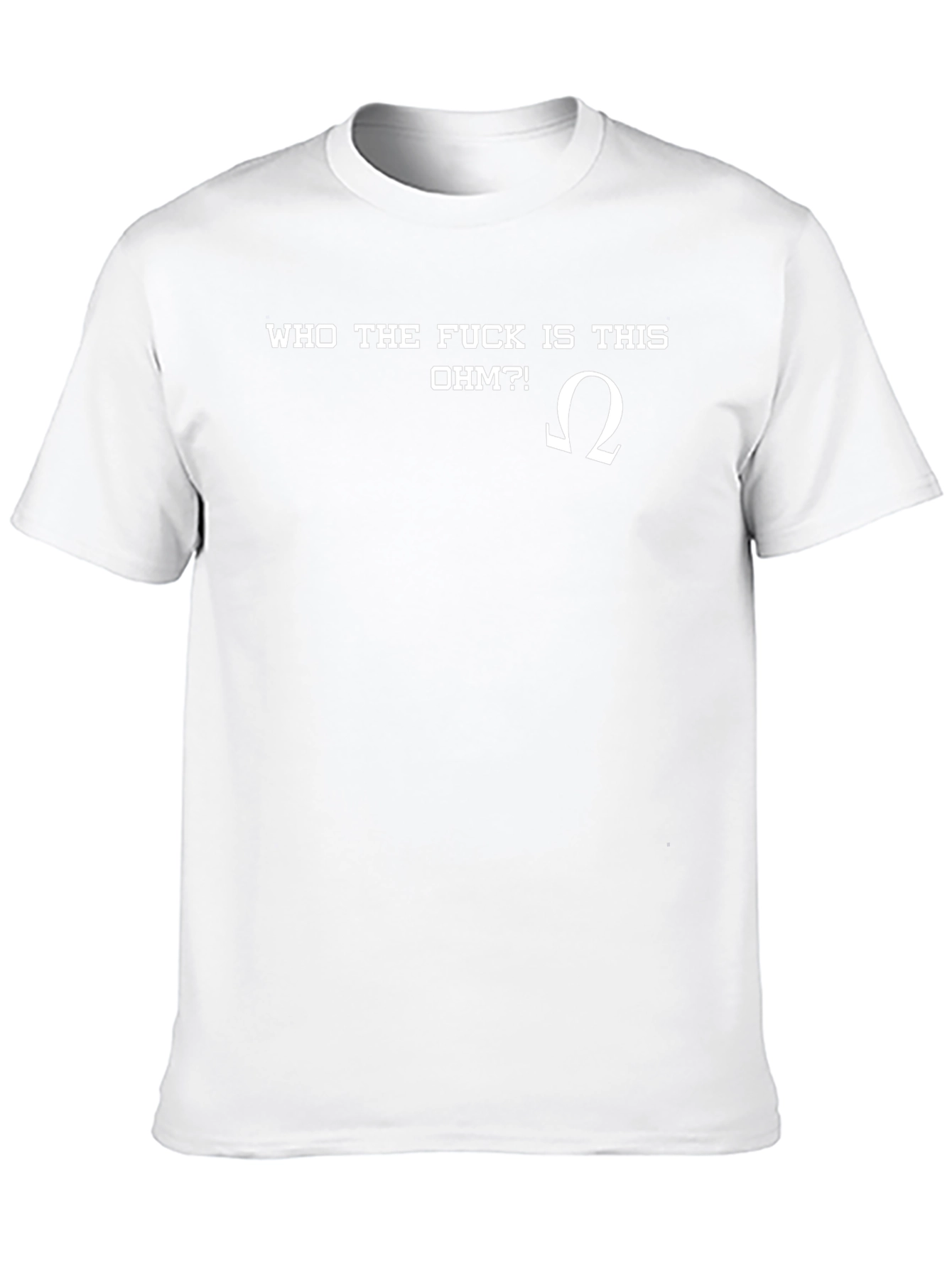 Who The F*ck is This Ohm?! Black T-Shirt