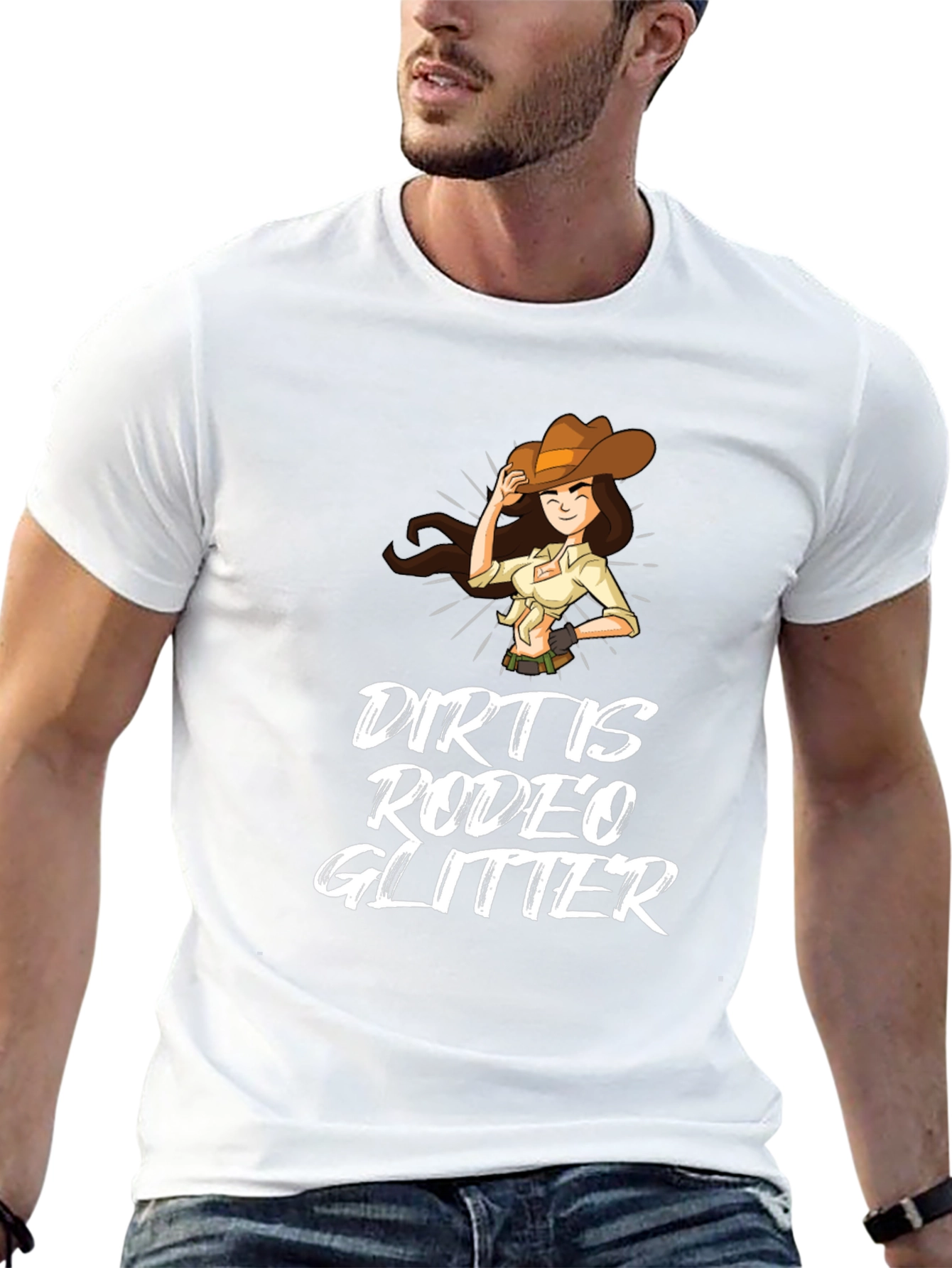 Dirt is Rodeo Glitter T-Shirt