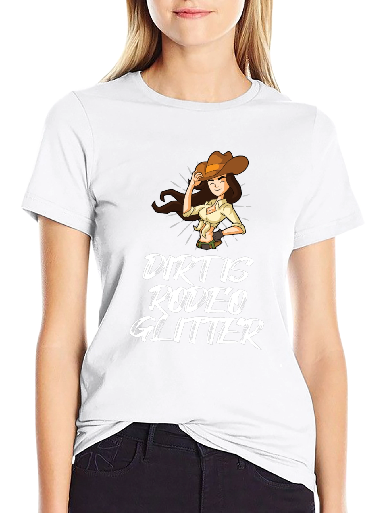 Dirt is Rodeo Glitter T-Shirt