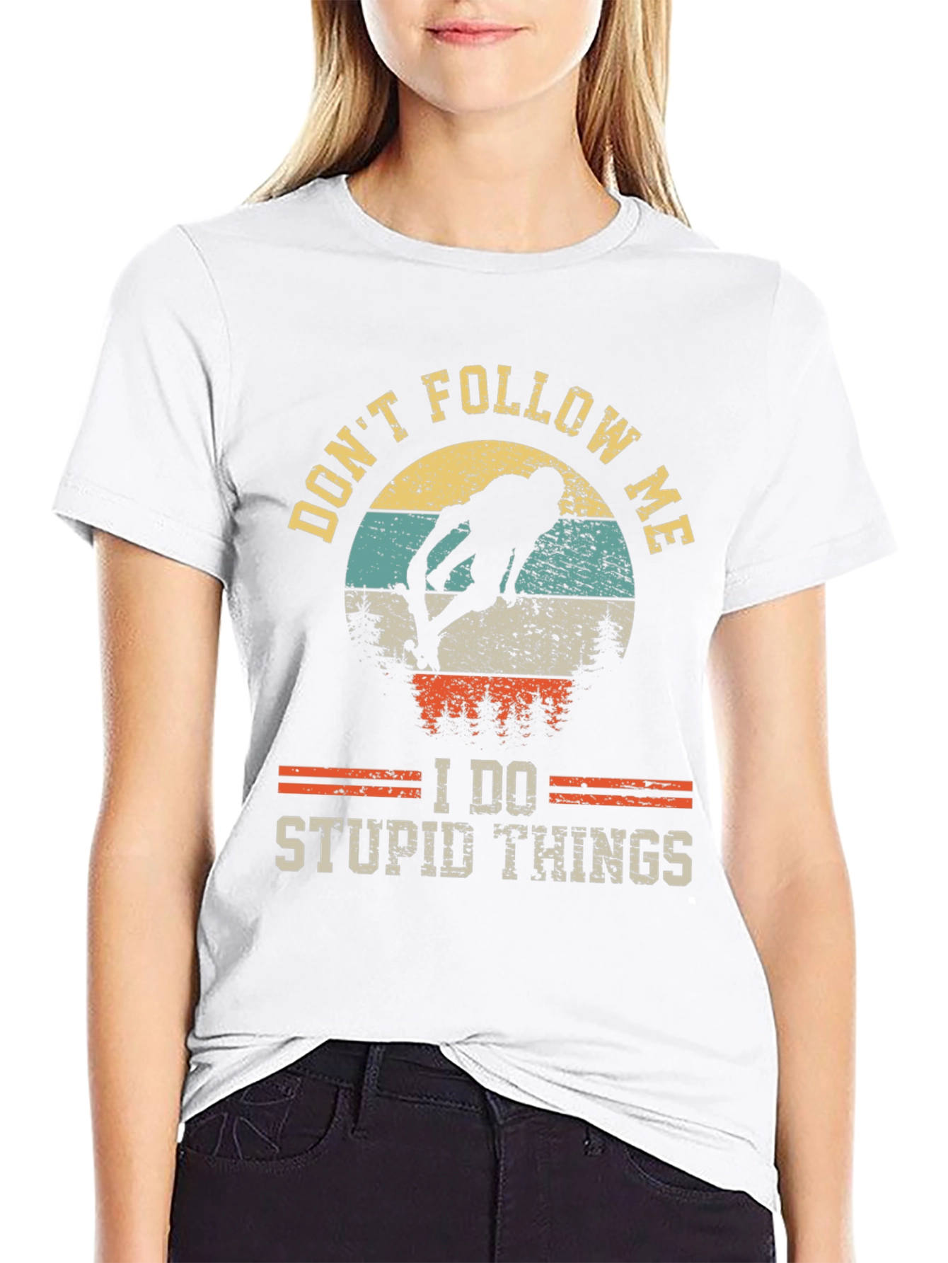 Dont Follow Me T-Shirt: Skateboarding Humor Tee