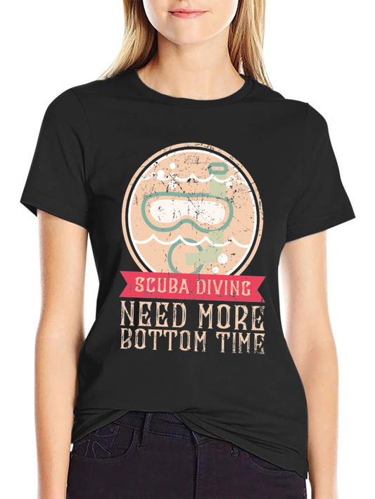 Scuba Diving Bottom Time Graphic Tee