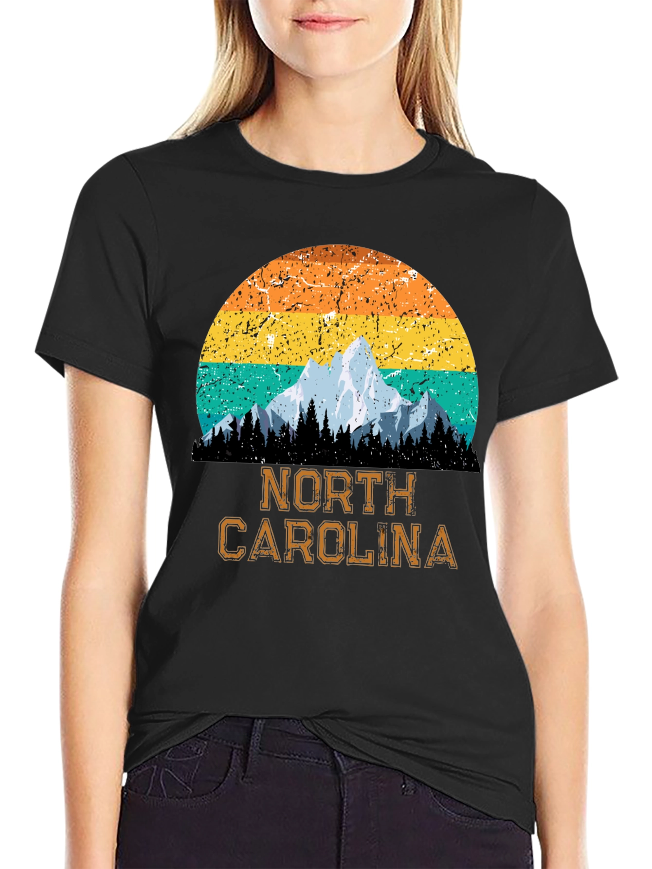 North Carolina Mountain Graphic T-Shirt