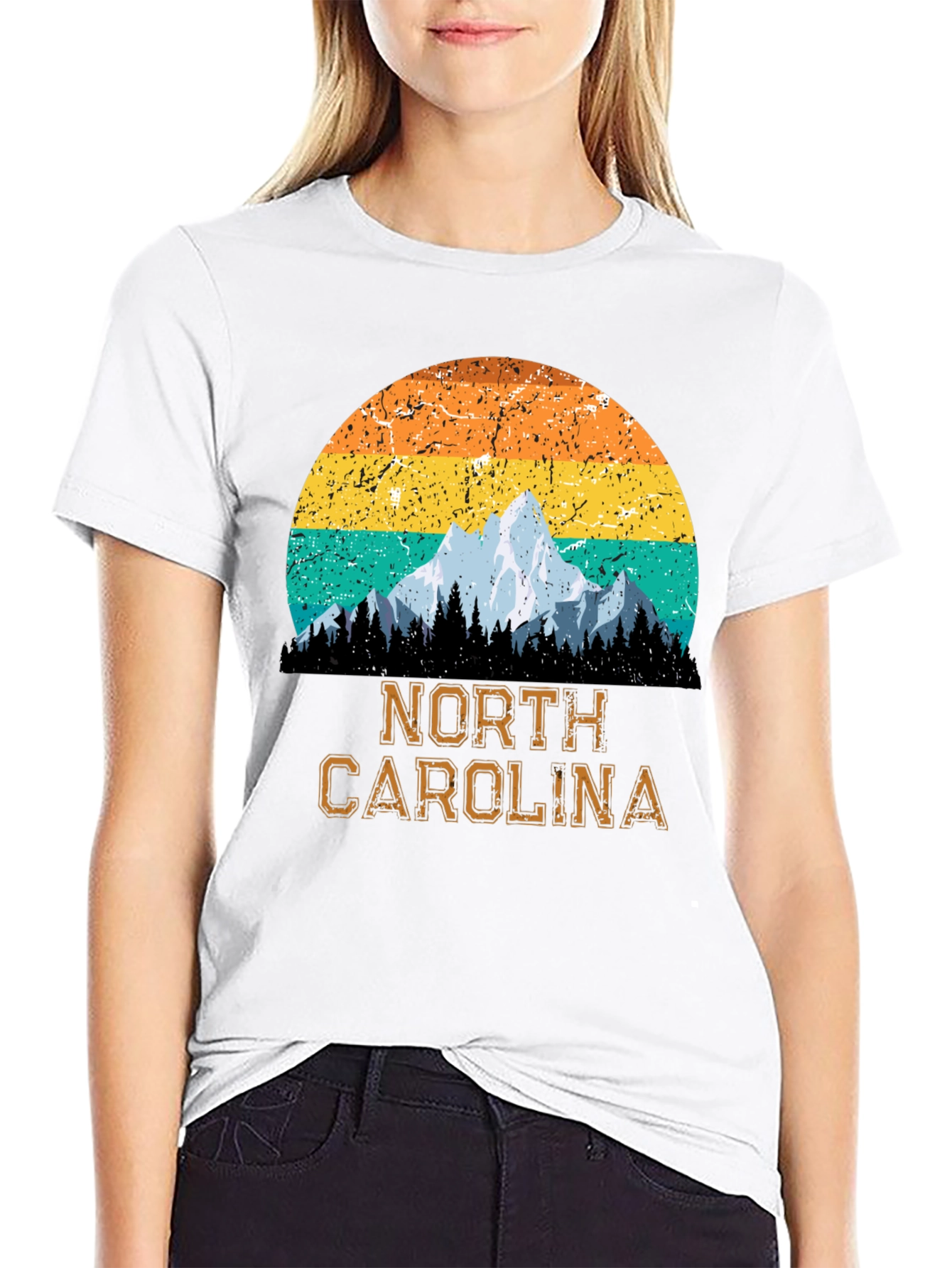 North Carolina Mountain Graphic T-Shirt