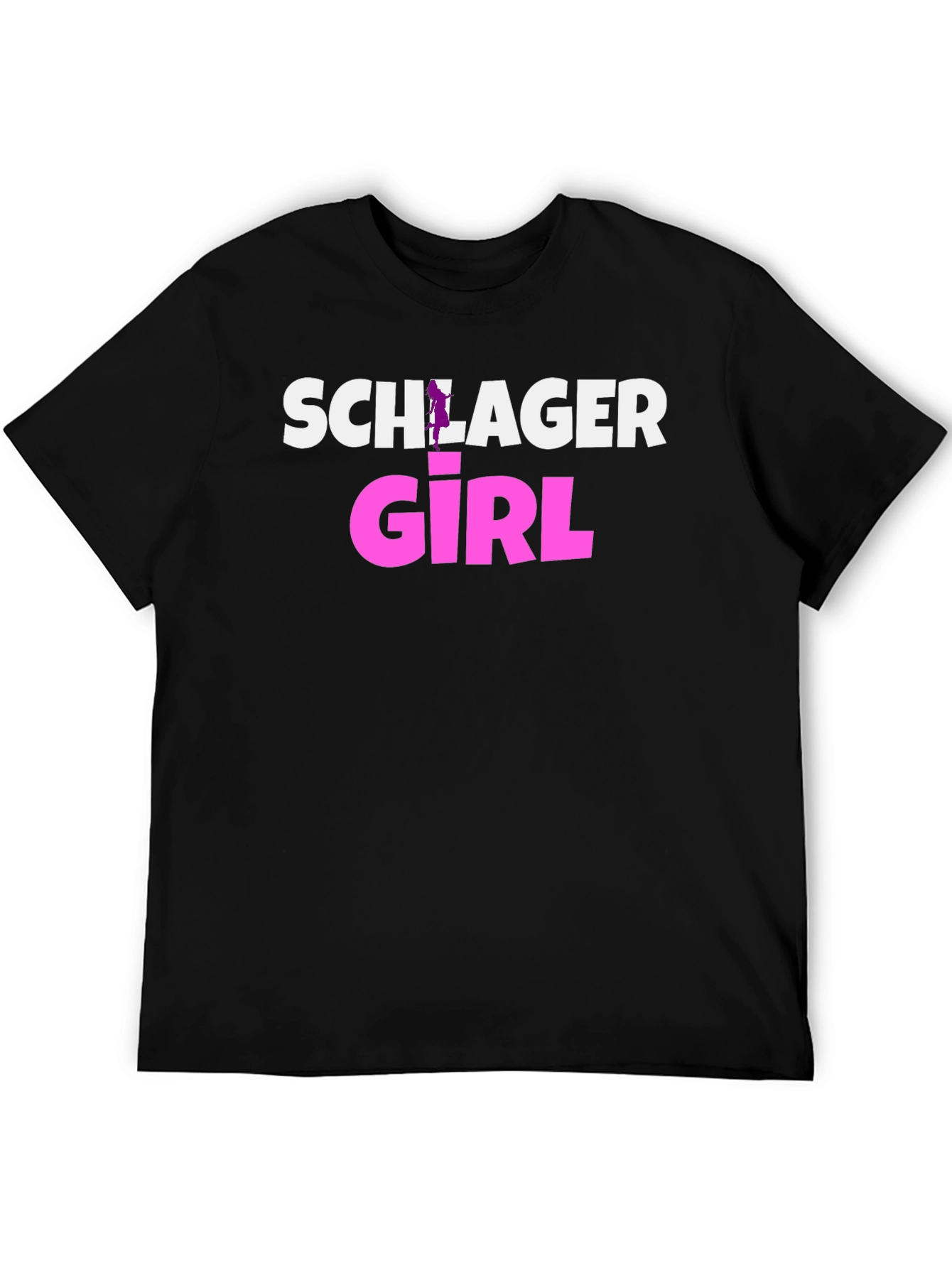 Schlager Girl Black T-Shirt