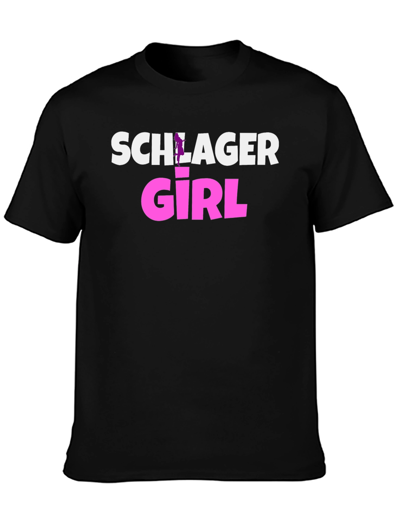 Schlager Girl Black T-Shirt