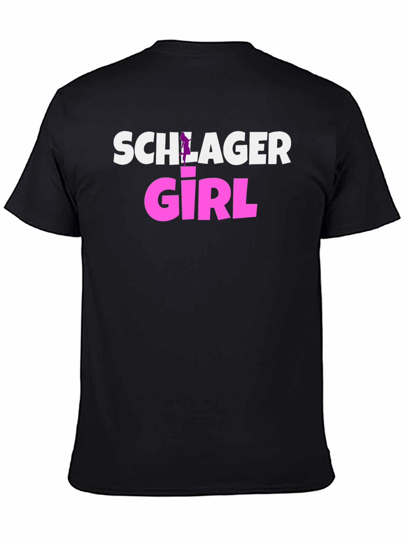 Schlager Girl Black T-Shirt
