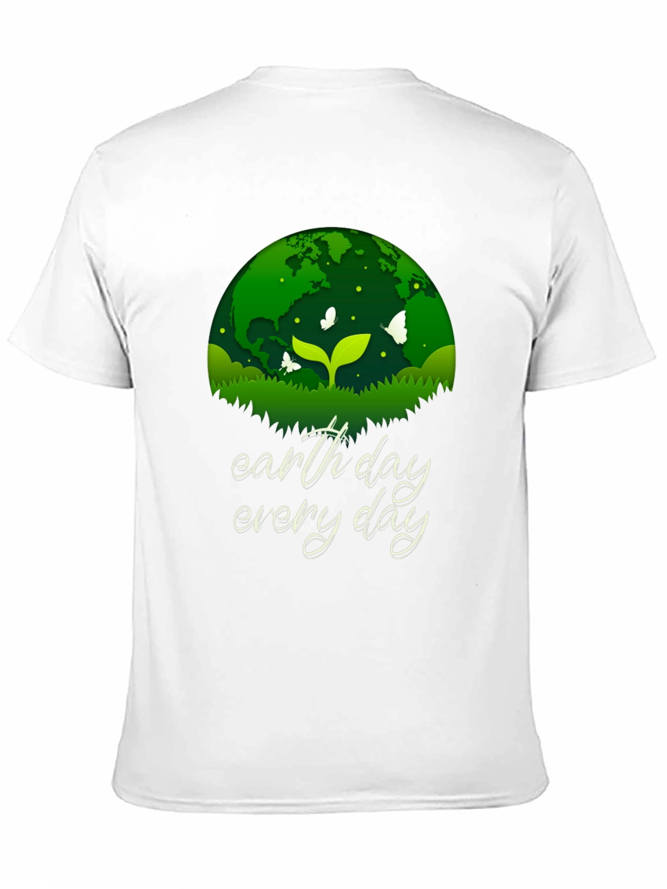Earth Day Every Day Black T-Shirt
