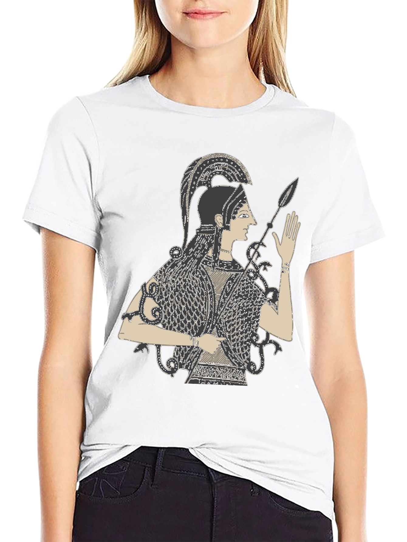 Athena Graphic Tee - Black T-Shirt