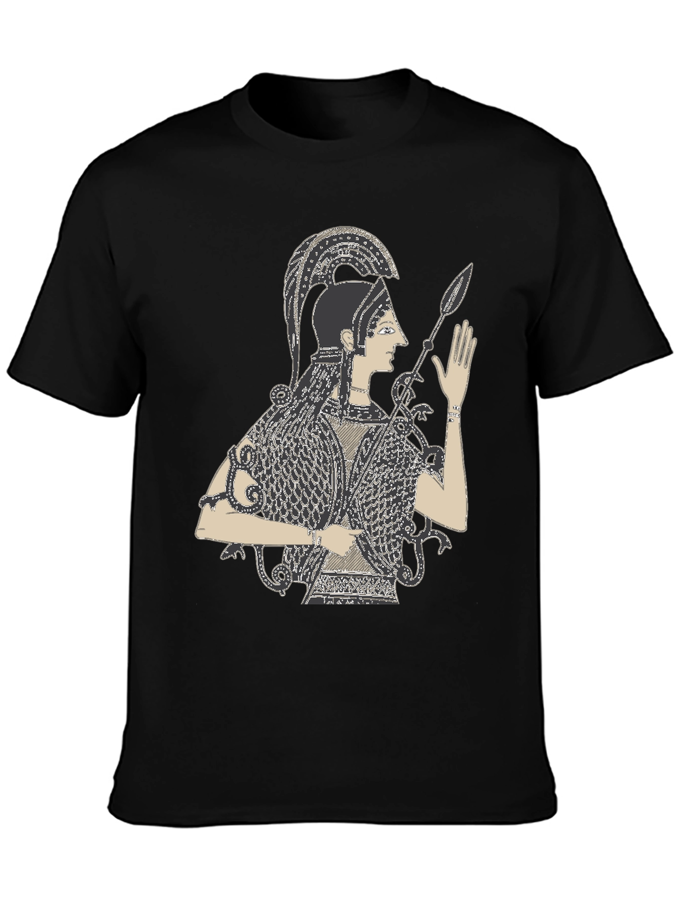 Athena Graphic Tee - Black T-Shirt