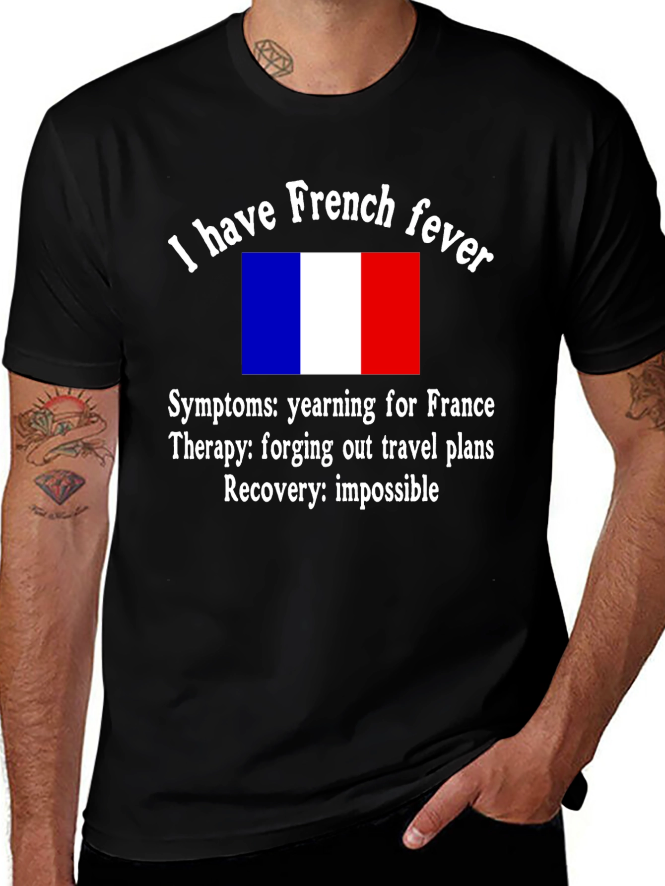 French Fever T-Shirt: A Humorous Travel Tee