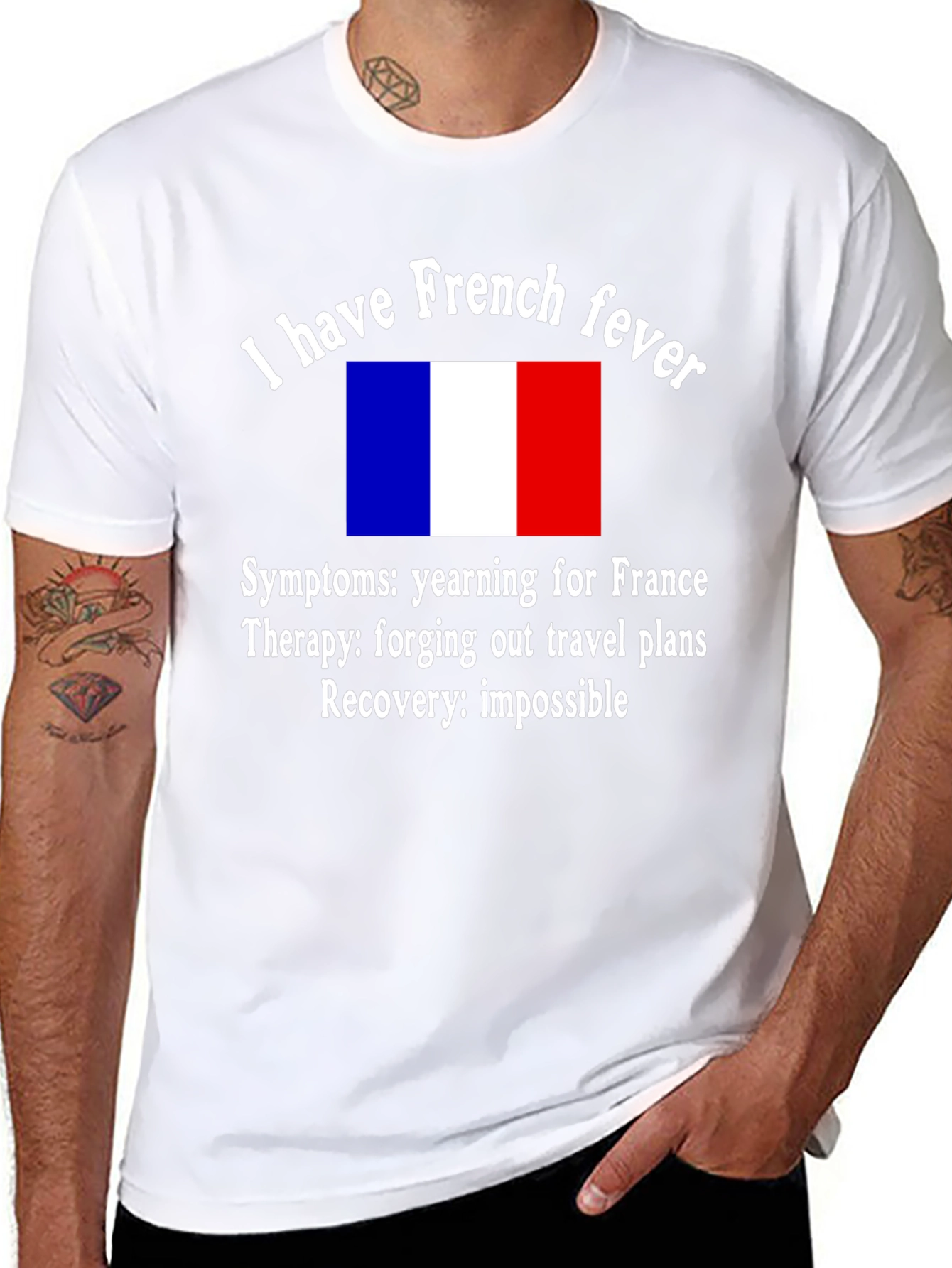 French Fever T-Shirt: A Humorous Travel Tee