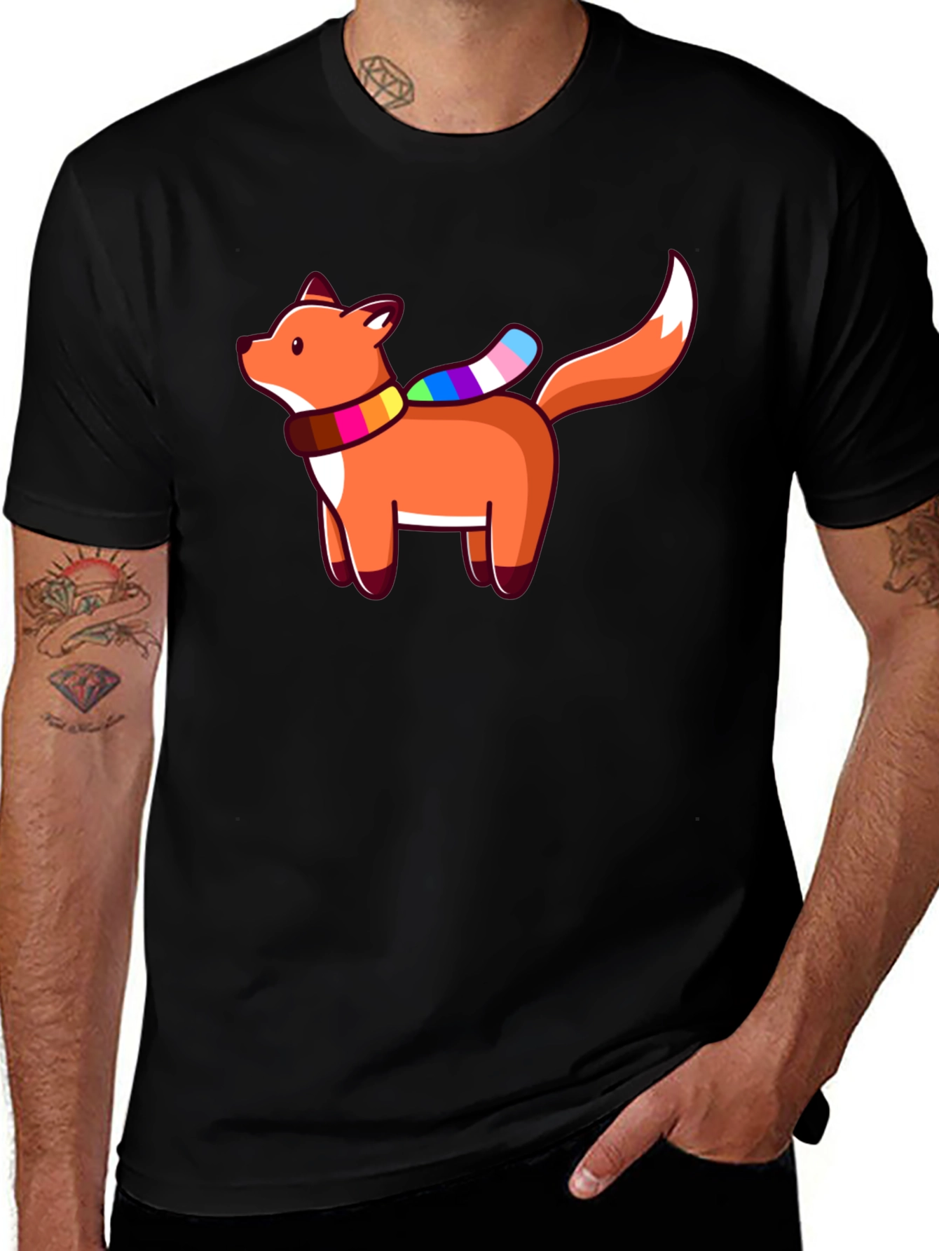 Pride Fox T-Shirt - Stylish Graphic Tee