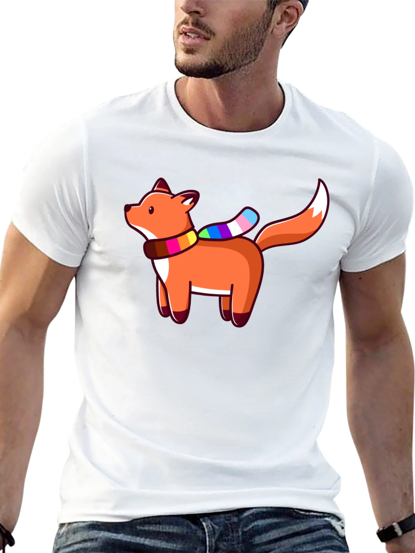 Pride Fox T-Shirt - Stylish Graphic Tee