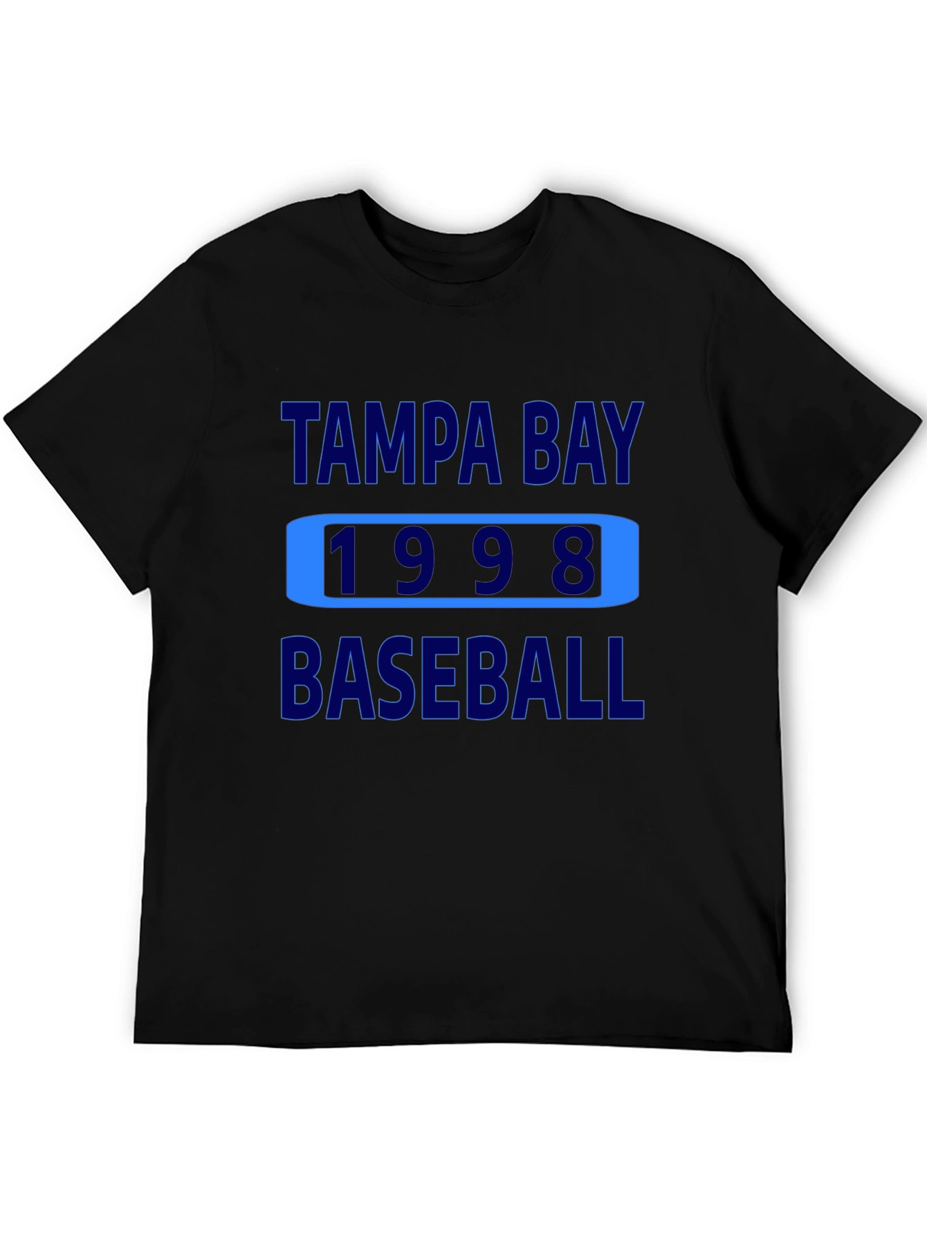 Tampa Bay Baseball 1998 Black T-Shirt