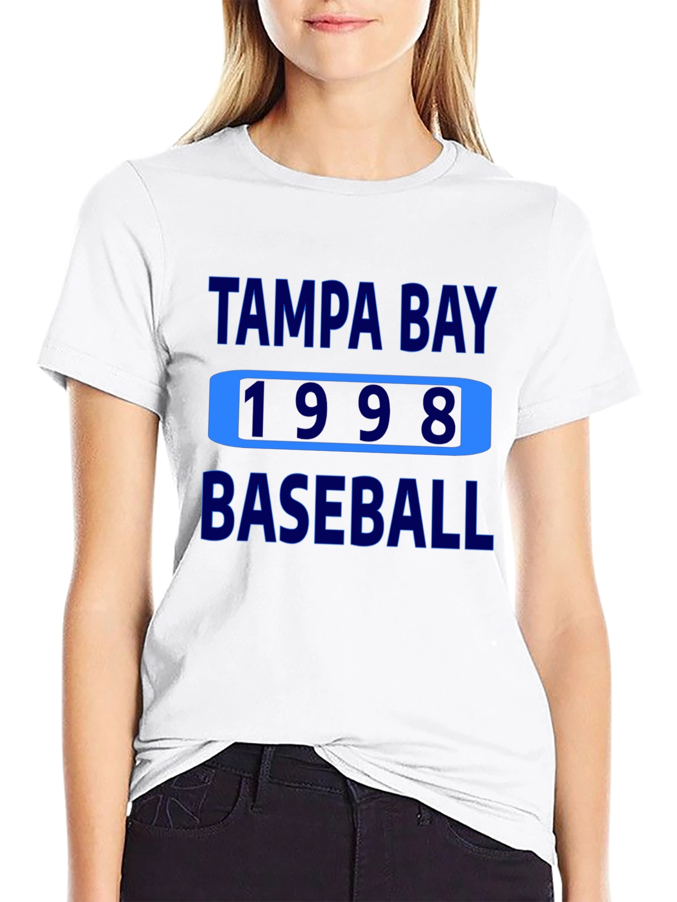 Tampa Bay Baseball 1998 Black T-Shirt
