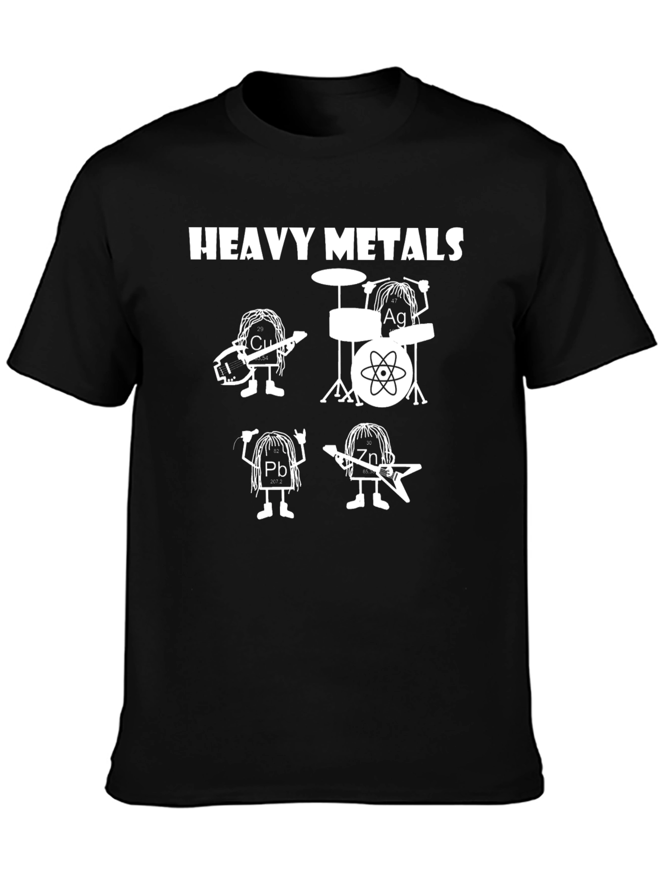 Heavy Metals Graphic T-Shirt - Rock On!