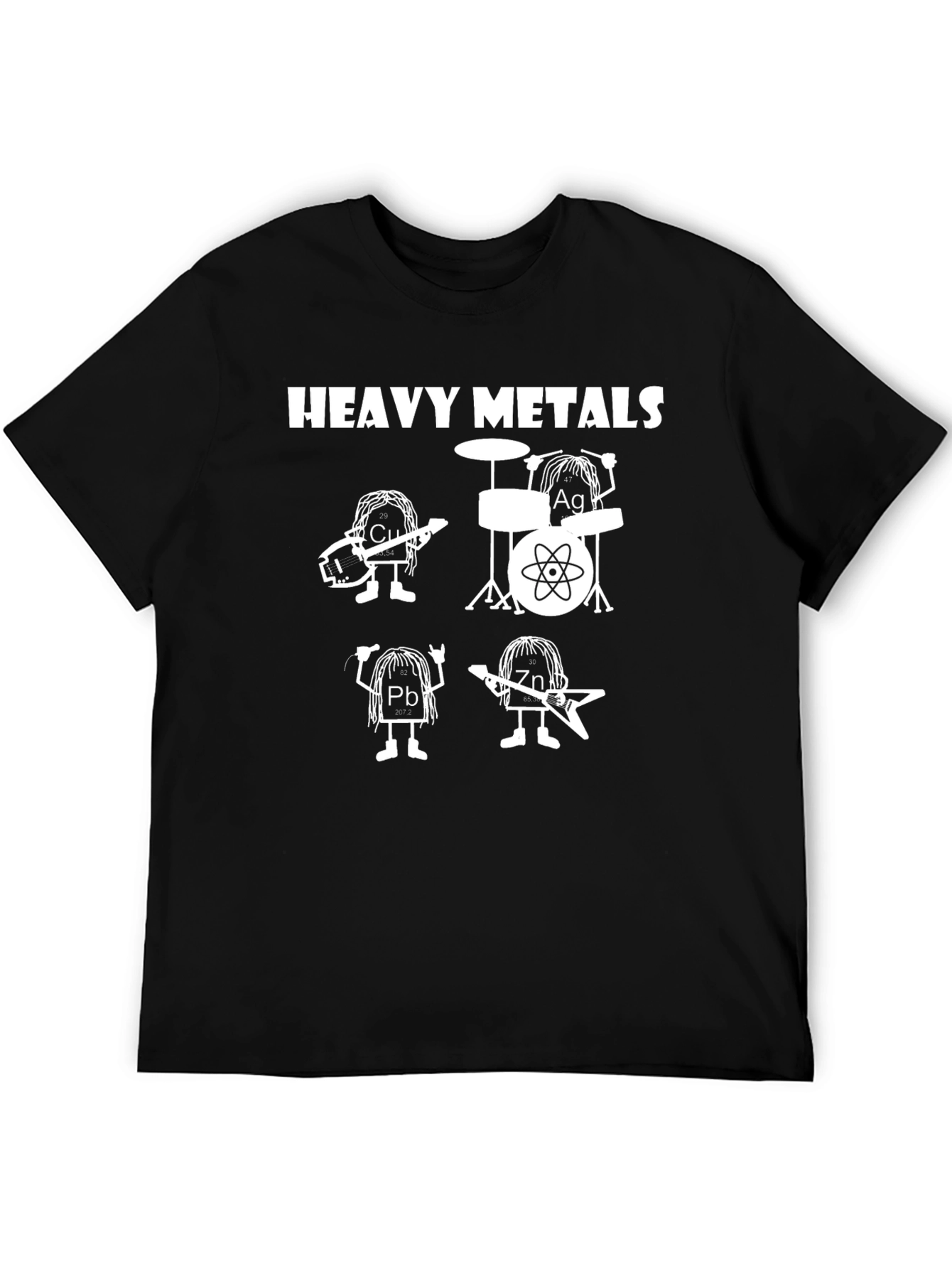 Heavy Metals Graphic T-Shirt - Rock On!