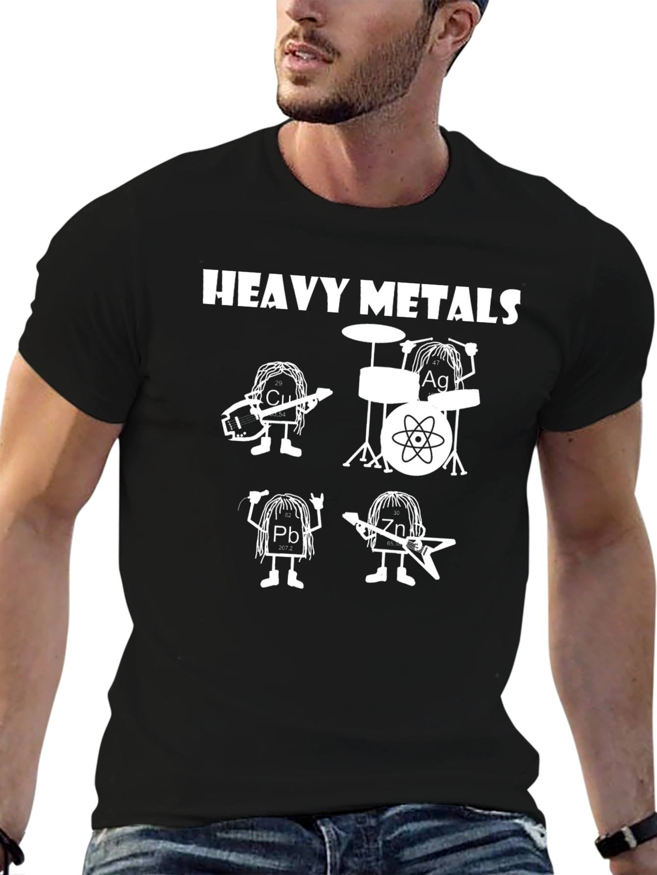 Heavy Metals Graphic T-Shirt - Rock On!