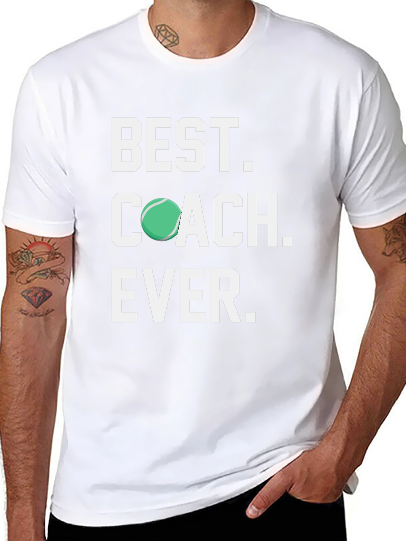 Best Coach Ever Tennis T-Shirt