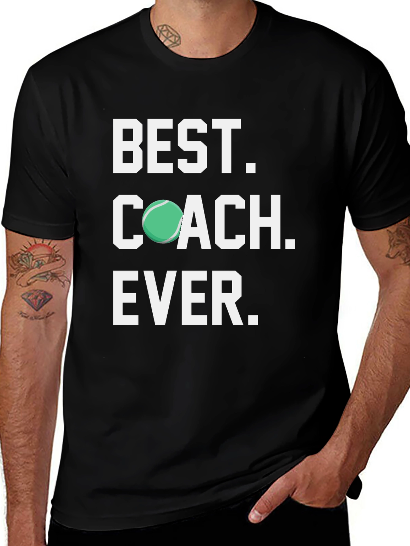 Best Coach Ever Tennis T-Shirt