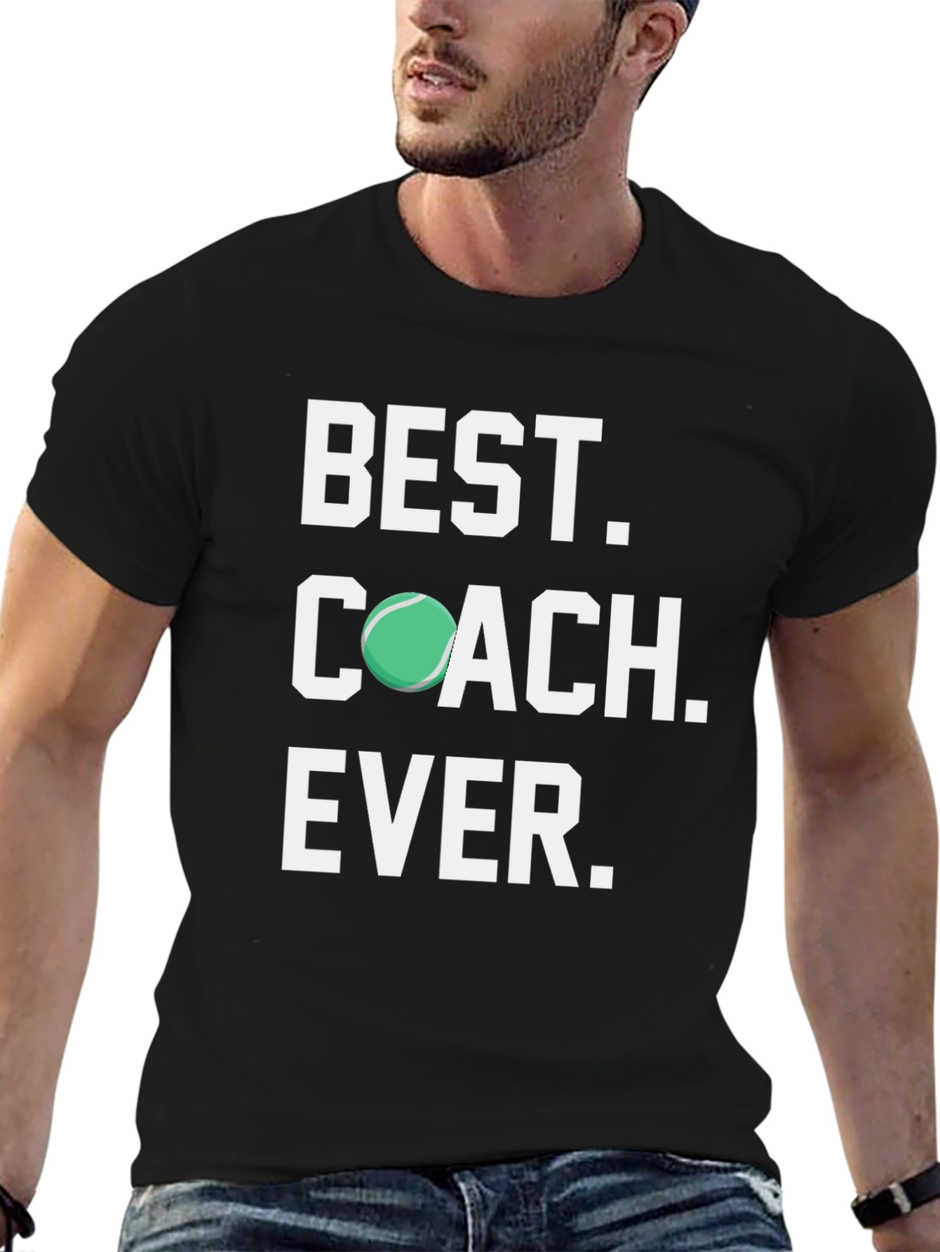 Best Coach Ever Tennis T-Shirt