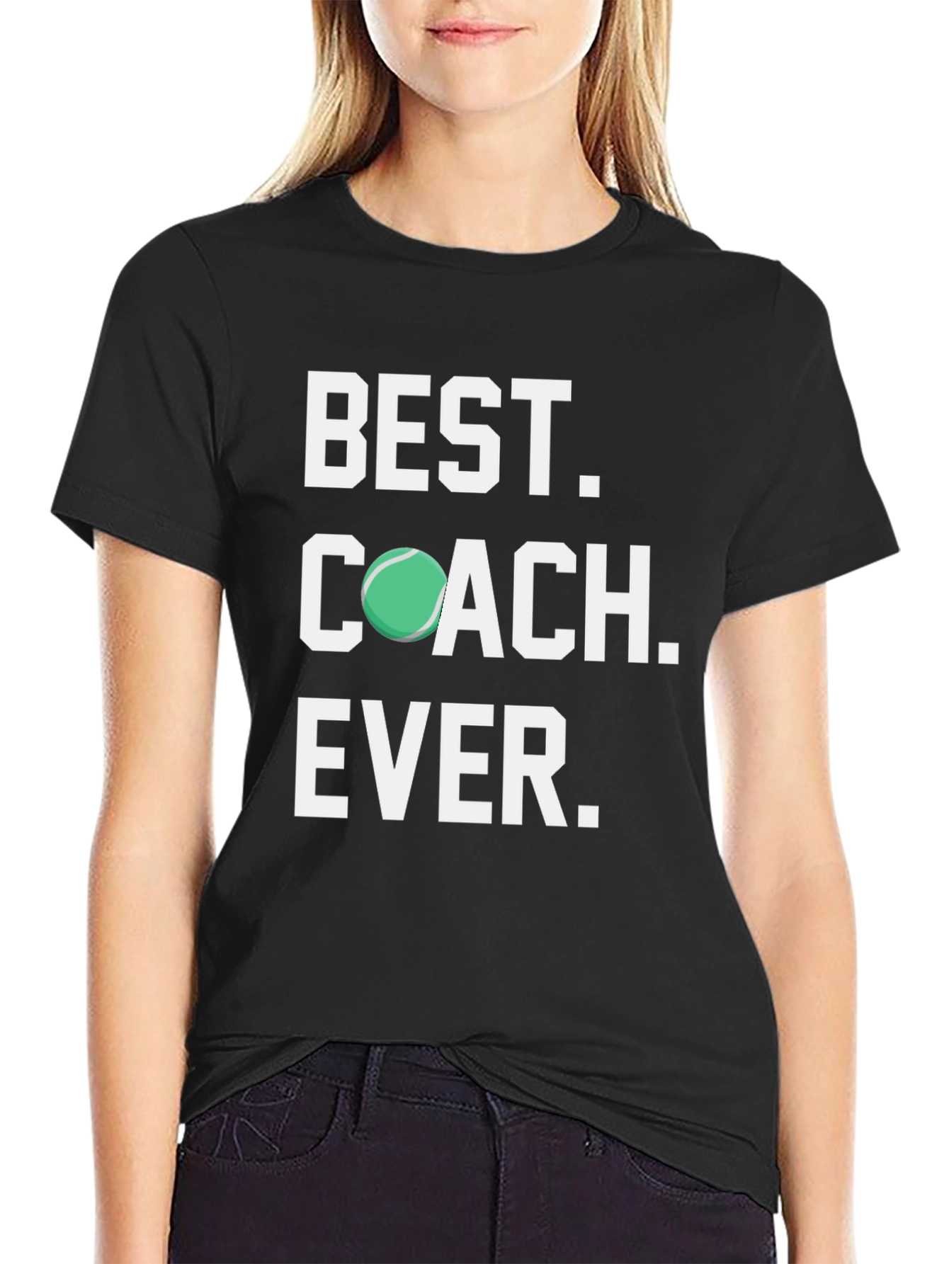 Best Coach Ever Tennis T-Shirt