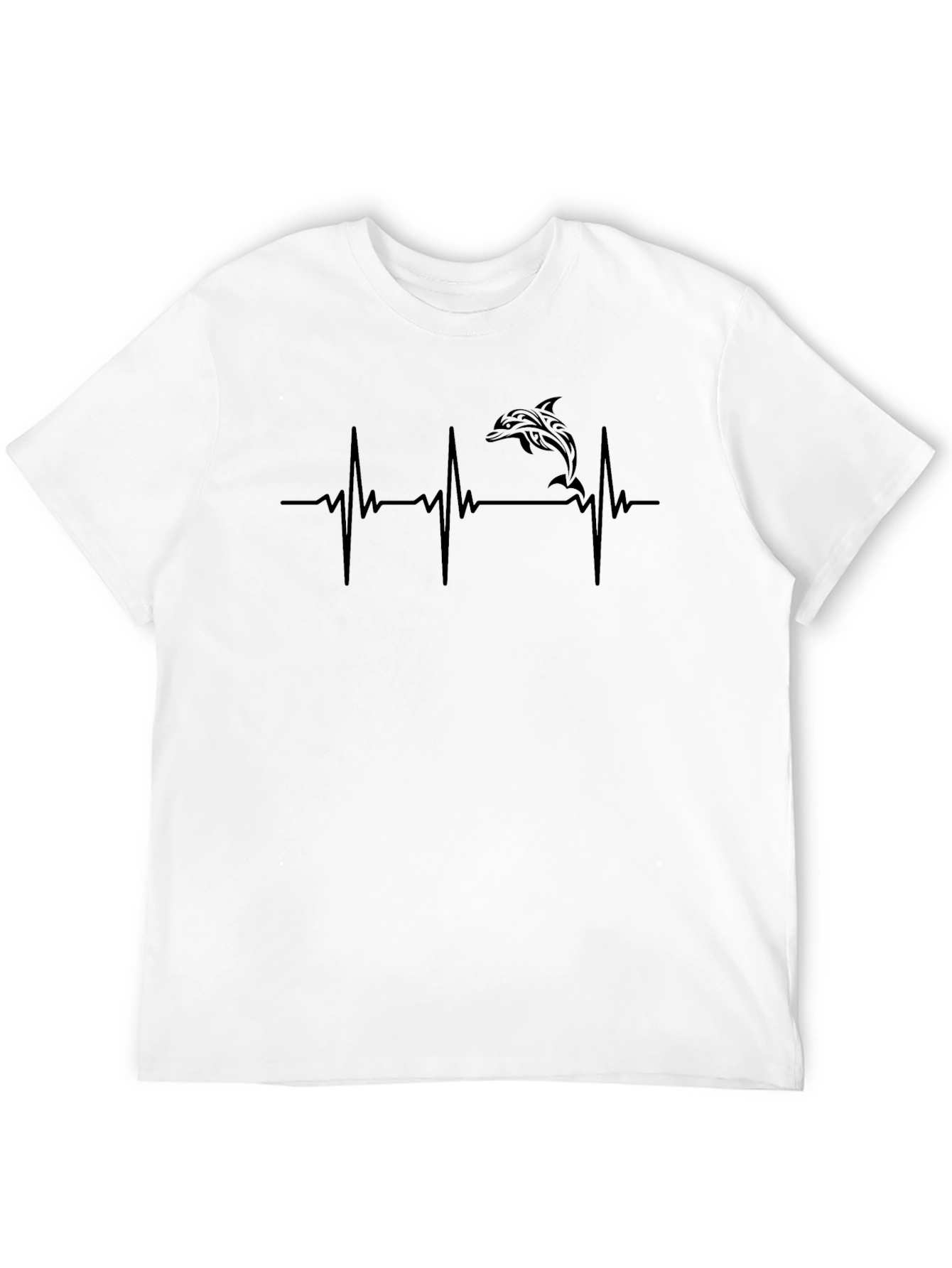 Dolphin Heartbeat T-Shirt - Stylish and Unique Design