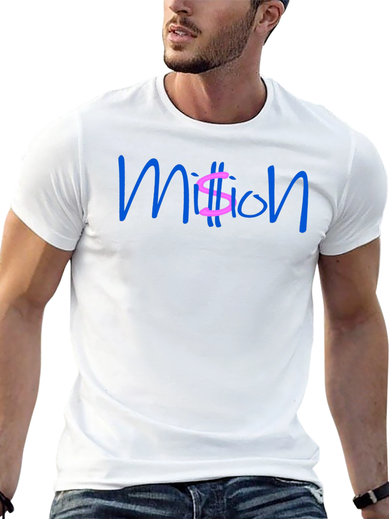 Million Dollar Style Black Tee
