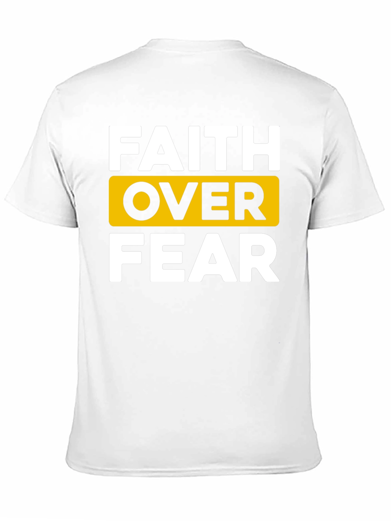 Faith Over Fear Graphic T-Shirt - Black