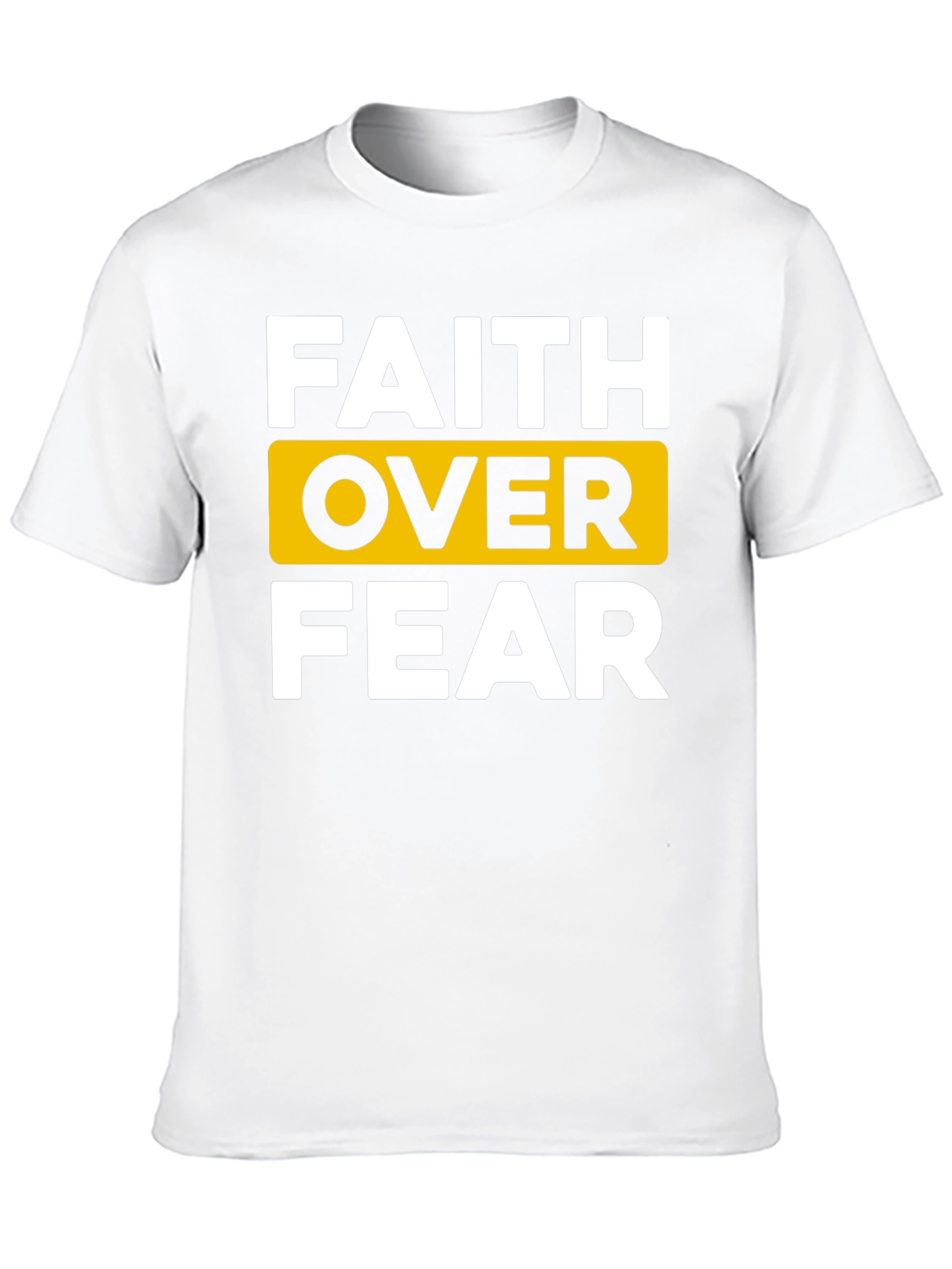 Faith Over Fear Graphic T-Shirt - Black