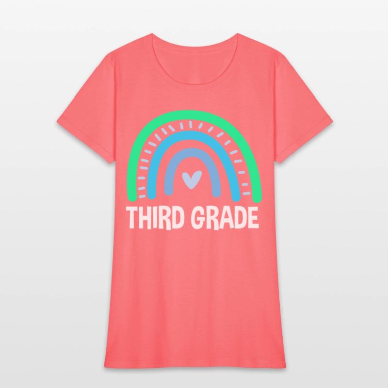3rd Grade Rainbow Boho Third Grade Rainbow