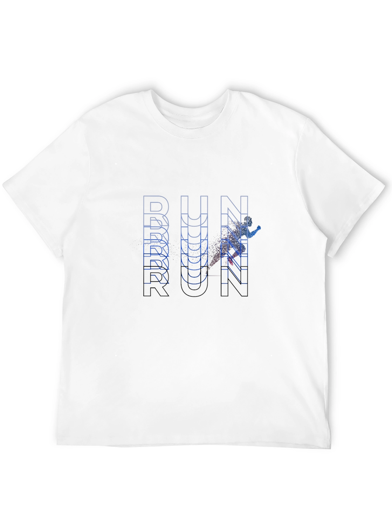 Stylish Run T-Shirt - Black Graphic Tee