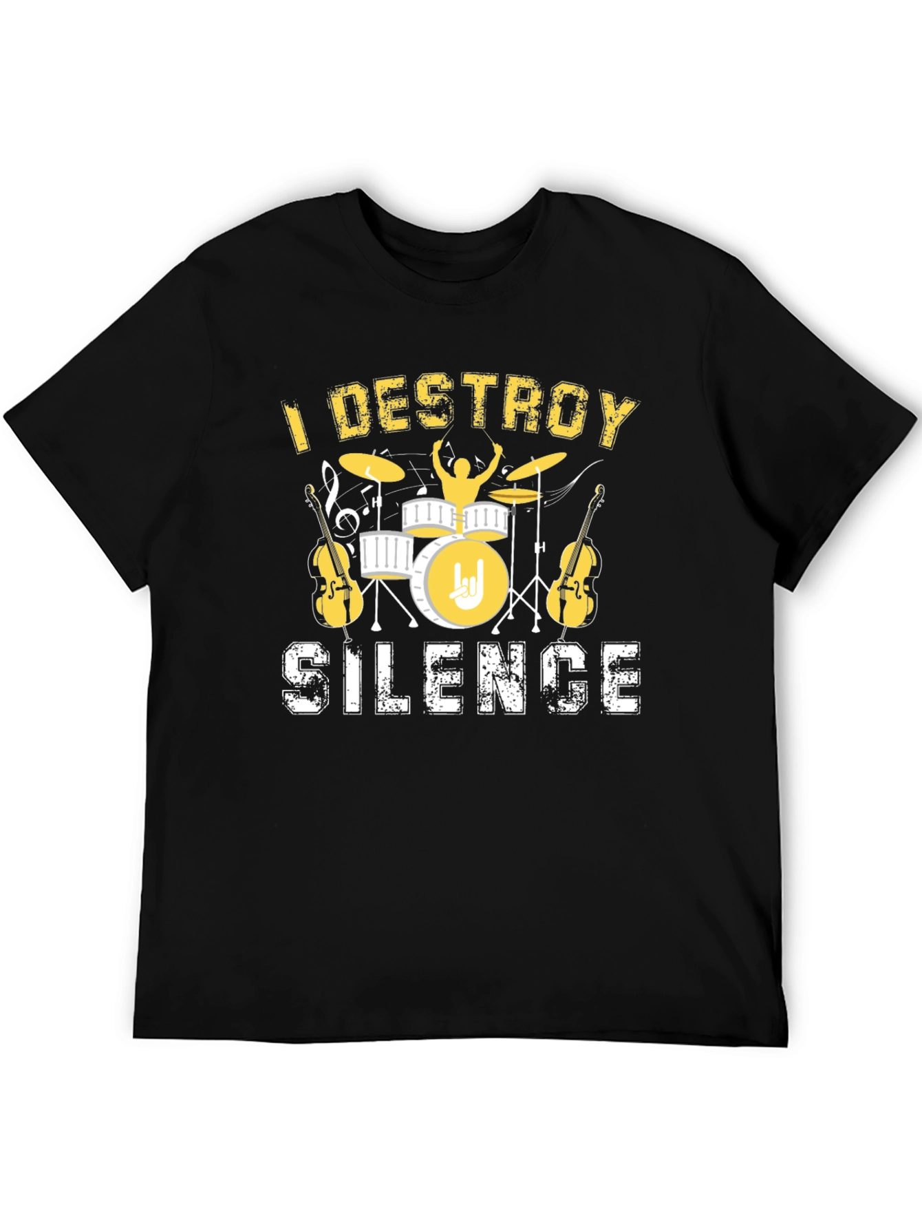 I Destroy Silence T-Shirt - Music Lover Tee