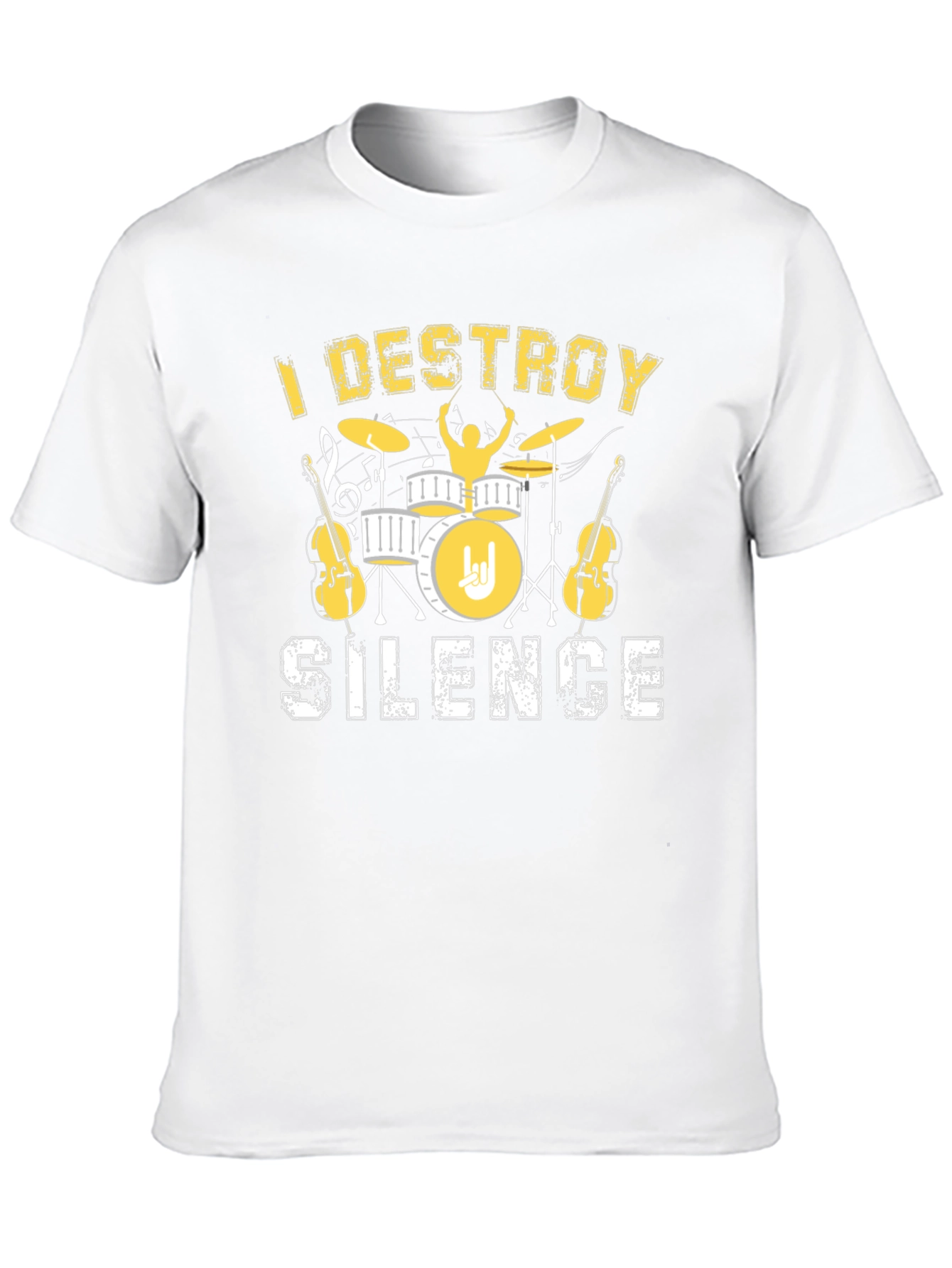 I Destroy Silence T-Shirt - Music Lover Tee