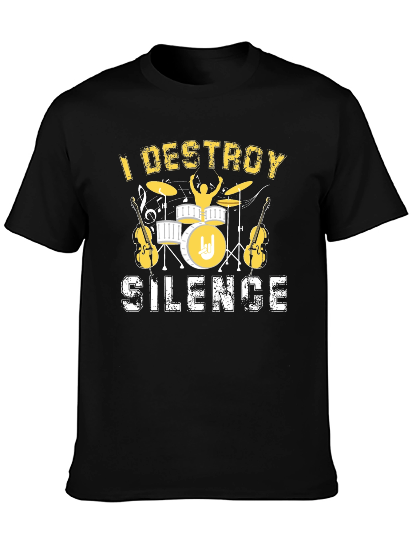 I Destroy Silence T-Shirt - Music Lover Tee