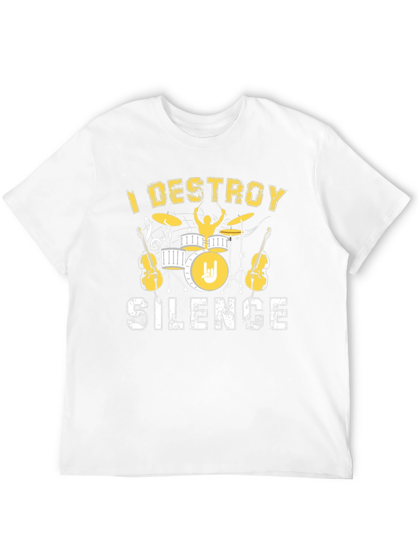I Destroy Silence T-Shirt - Music Lover Tee