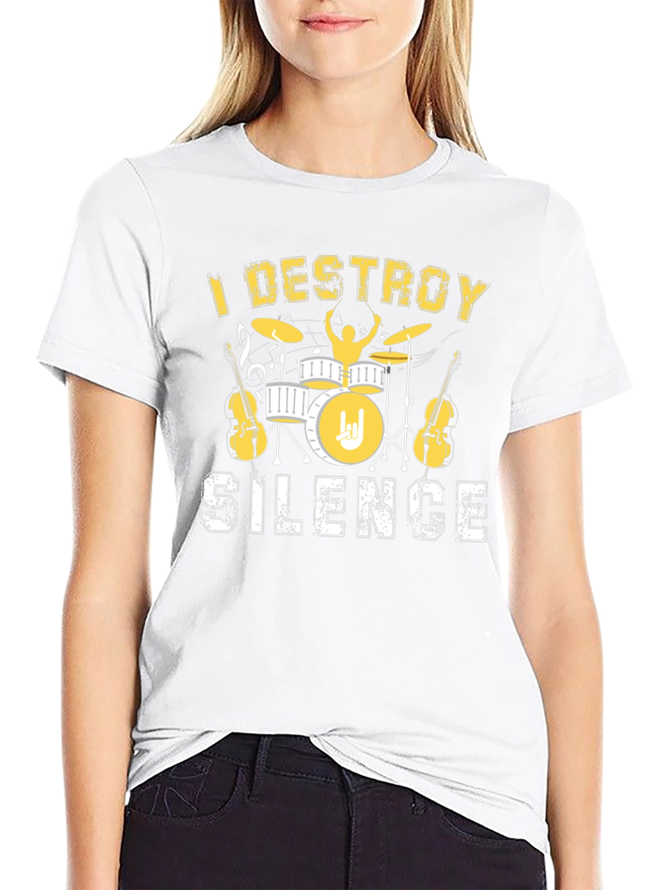 I Destroy Silence T-Shirt - Music Lover Tee