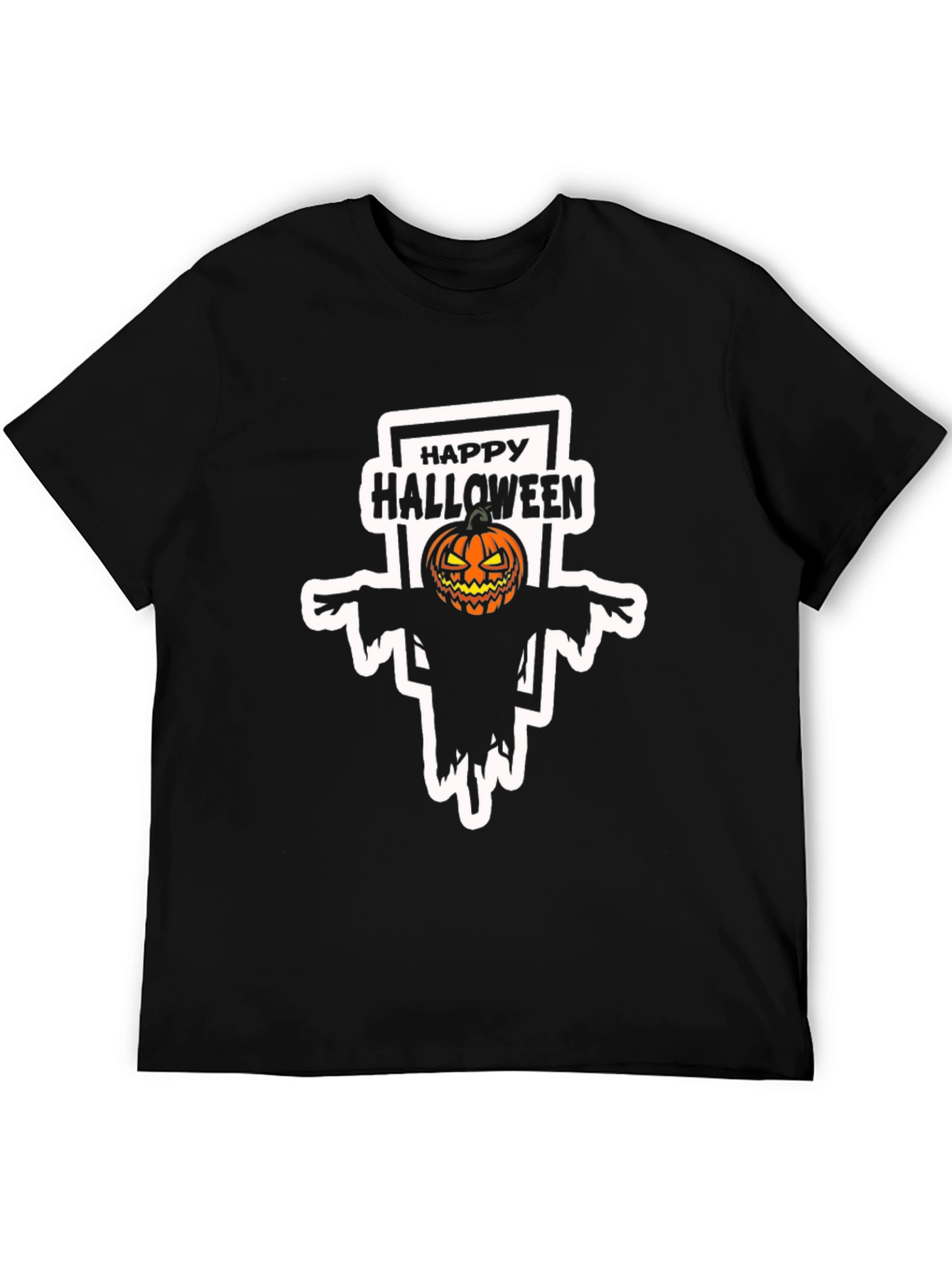 Happy Halloween Pumpkin Scarecrow T-Shirt
