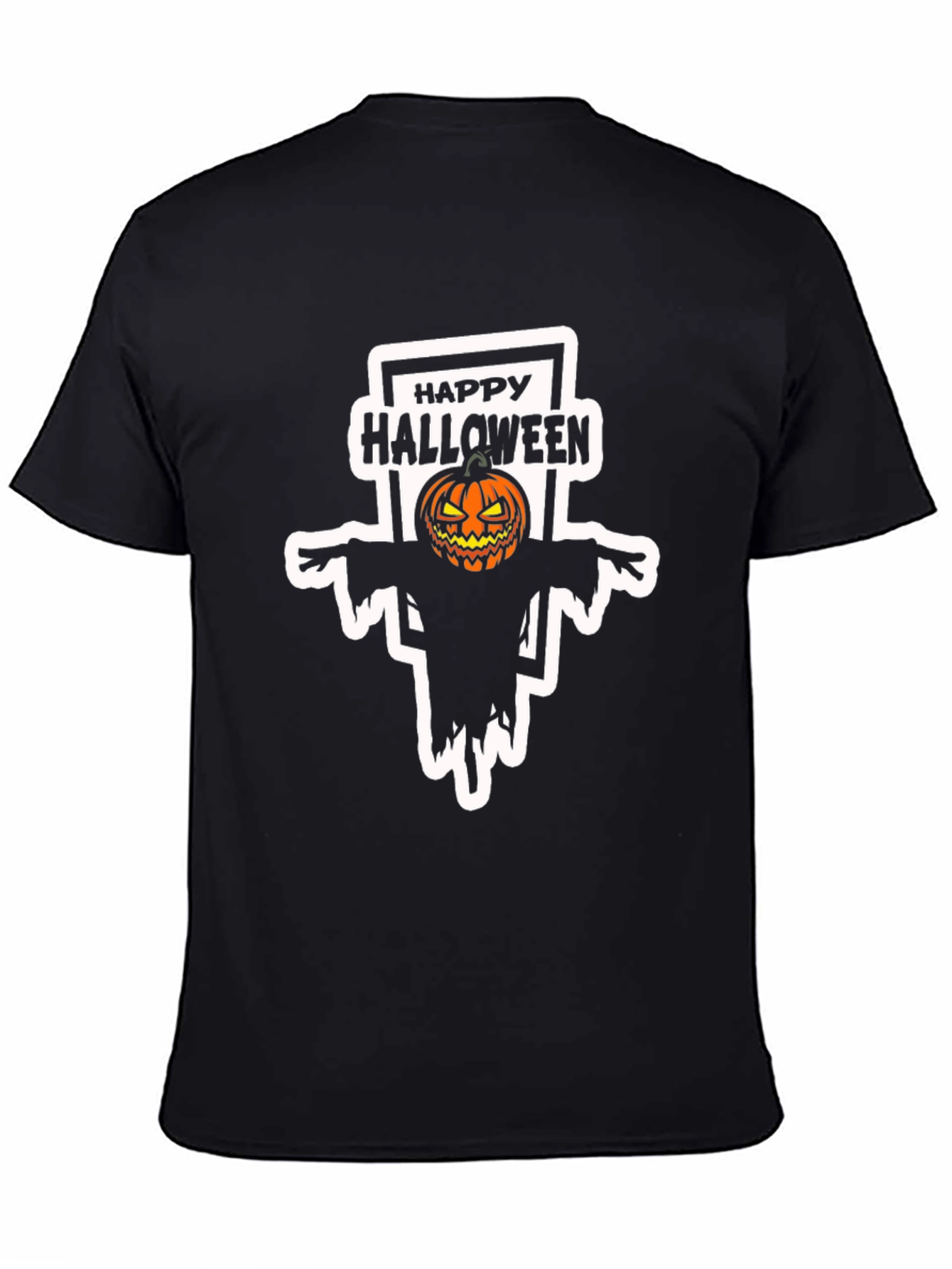 Happy Halloween Pumpkin Scarecrow T-Shirt
