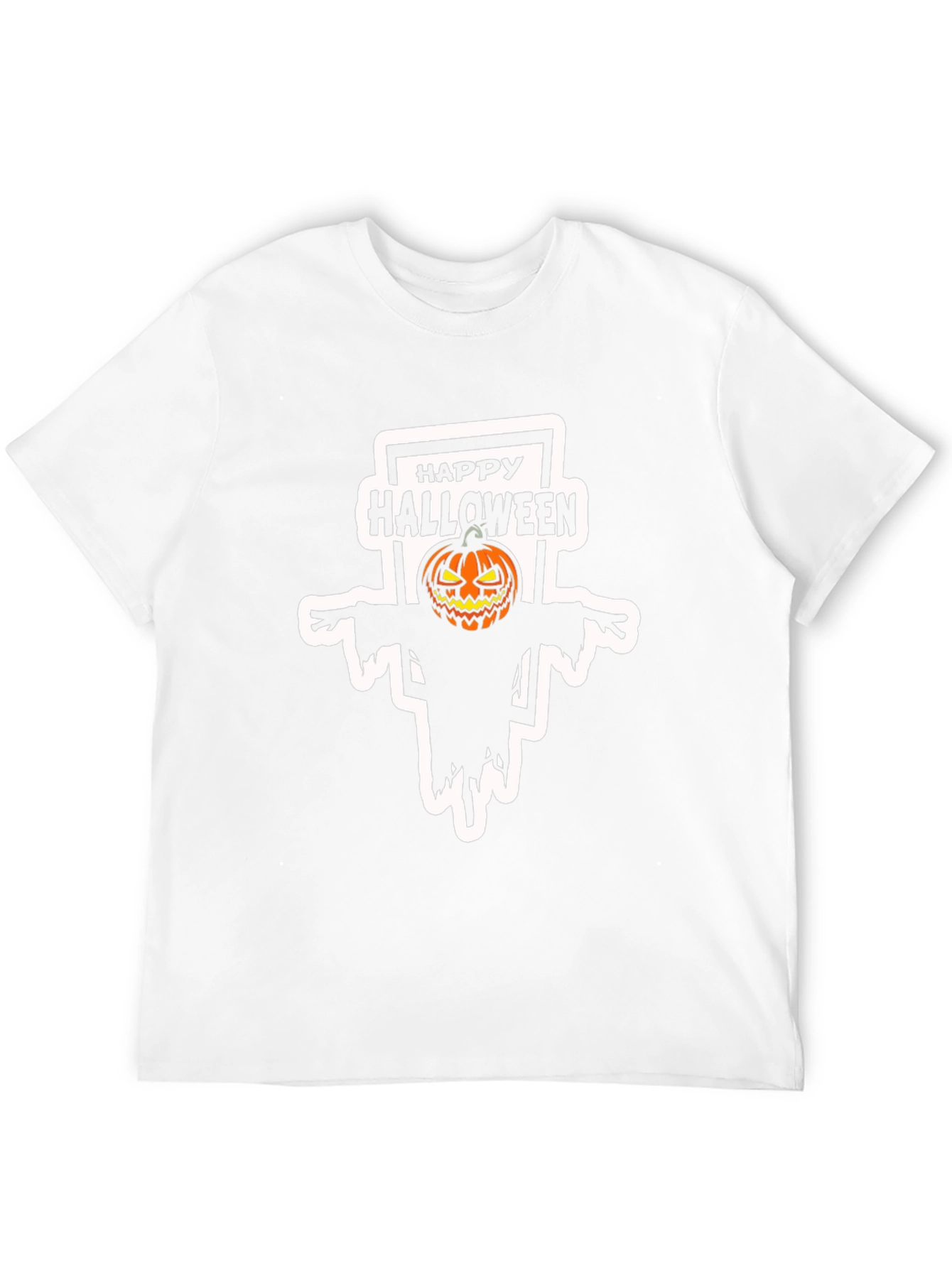 Happy Halloween Pumpkin Scarecrow T-Shirt