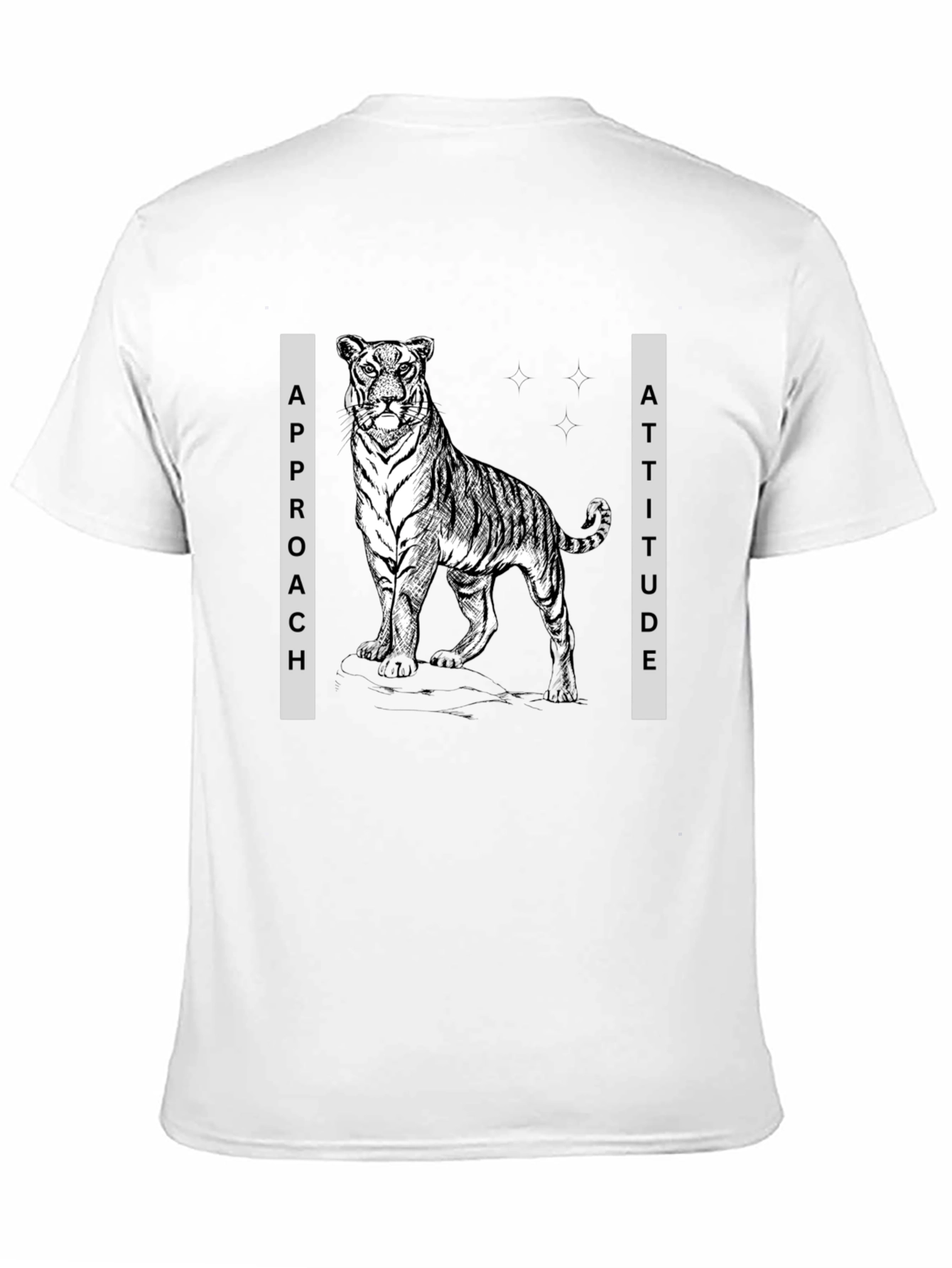Tiger Approach Attitude Graphic Tee